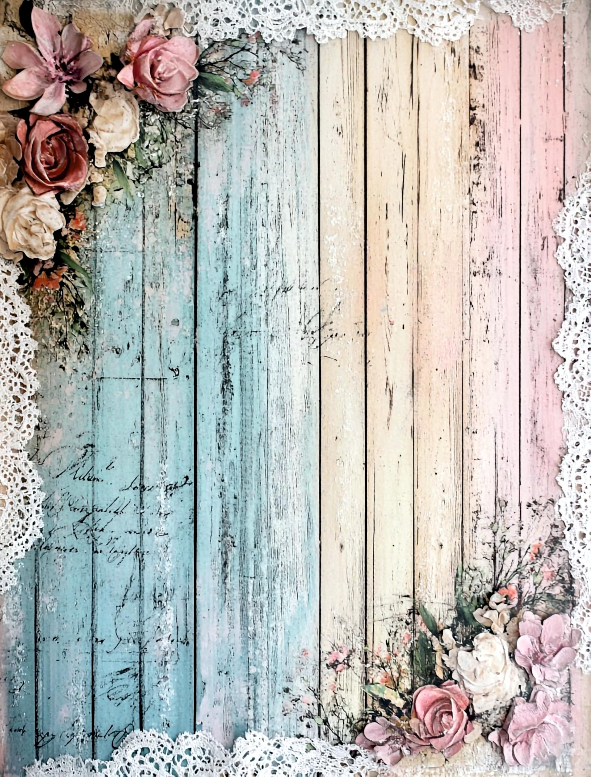Decoupage Rice Paper, 20 x 26.5cm(6 Sheets) – 6x Decoupage Papers for Collage, Mixed Media, Card Making & Crafts, Decoupage by CRAFT KREATIVELY