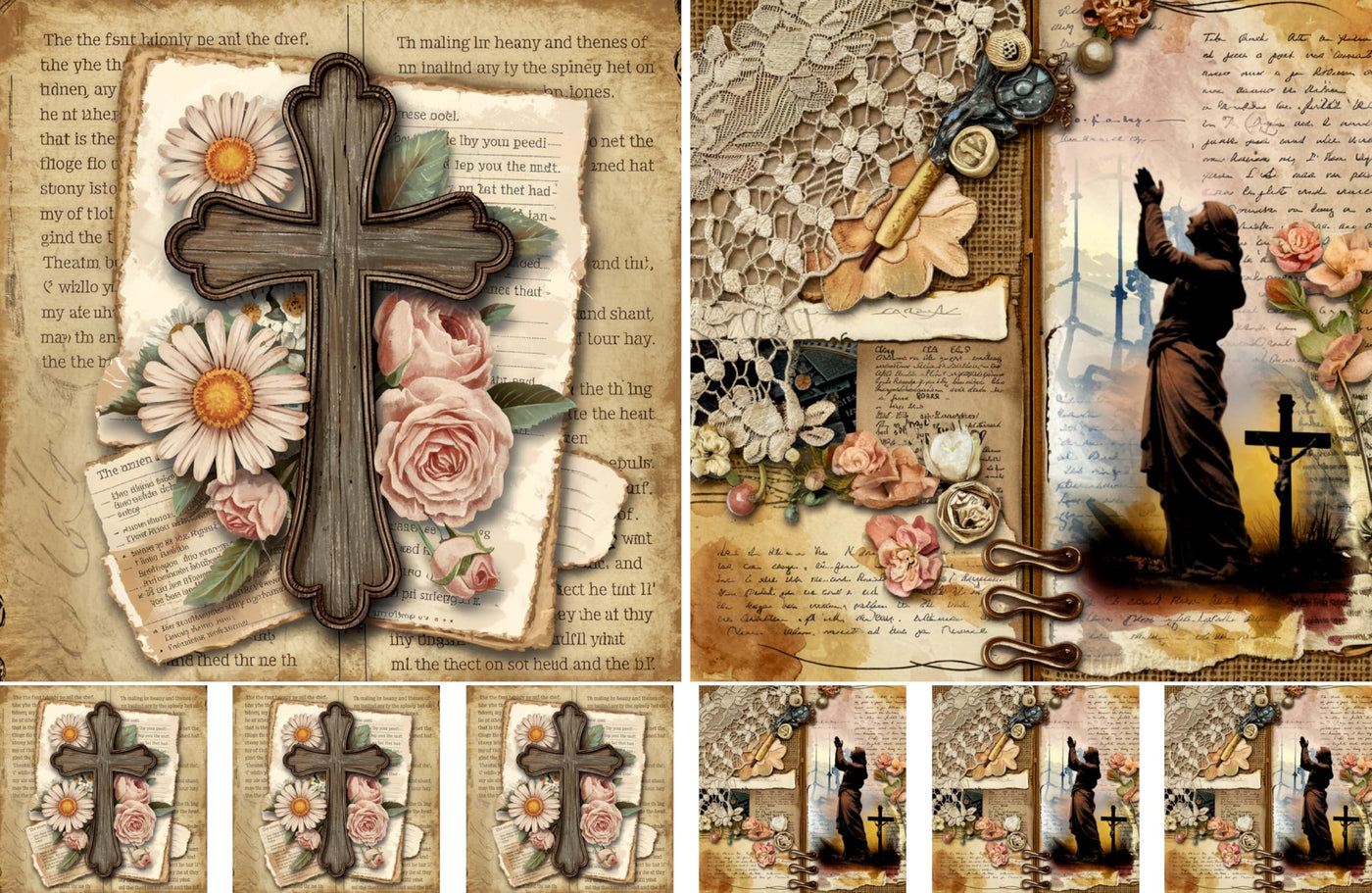 Christian Rice Papers – Decoupage Paper Design for Furniture, Mixed Media, Cards & Crafts, Decoupage by CRAFT KREATIVELY