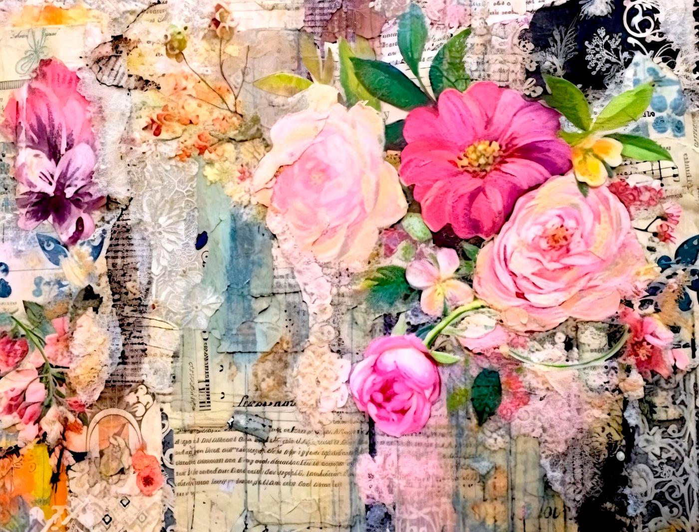 Decoupage Rice Papers - 6 Pieces | 6 Unique Designs | Versatile Decoupage Designs for Art Projects & Crafting by CRAFT KREATIVELY