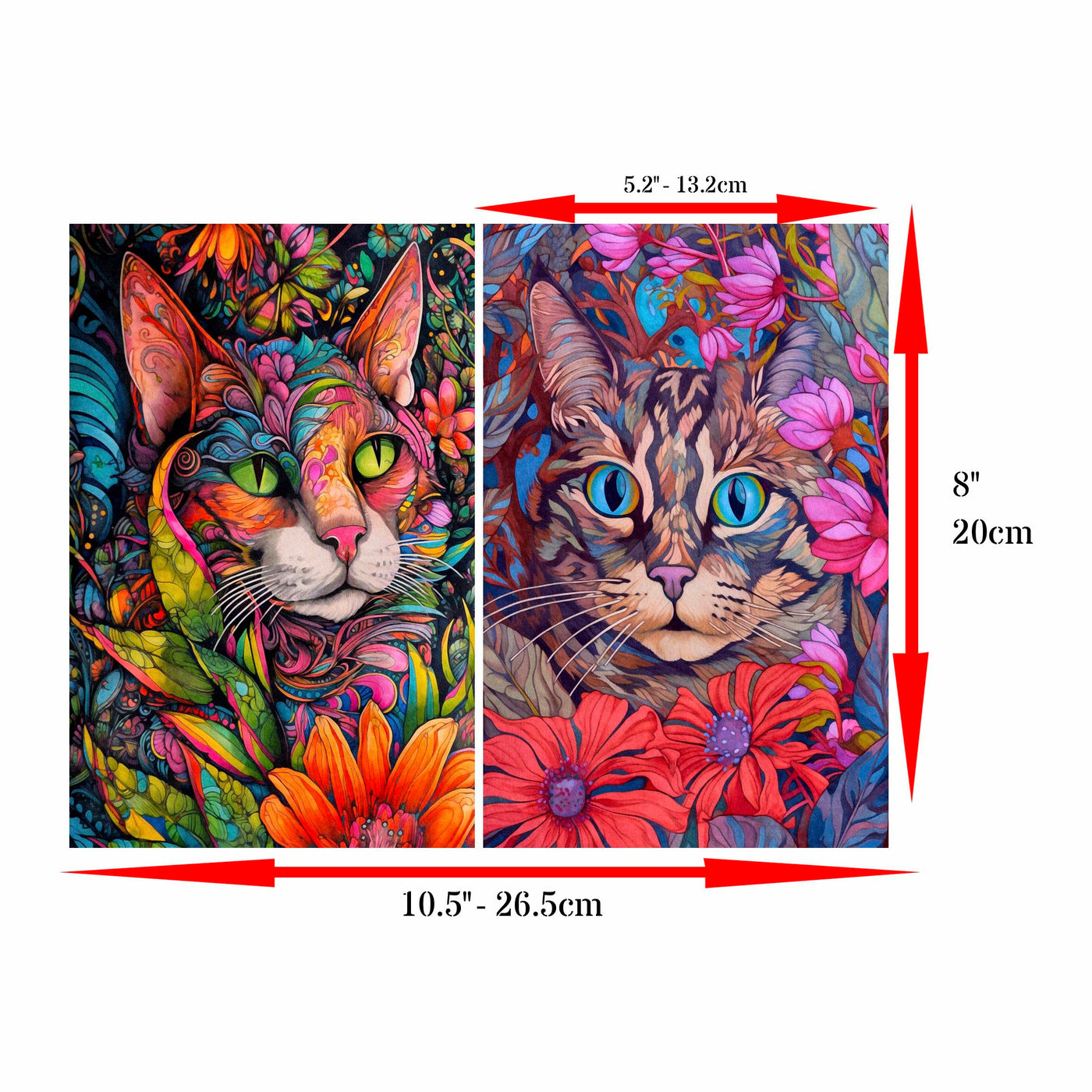 Decoupage Rice Paper, 20 x 26.5cm (6 Sheets) – 6x Decoupage Papers for Collage, Mixed Media, Card Making & Crafts, Decoupage by CRAFT KREATIVELY