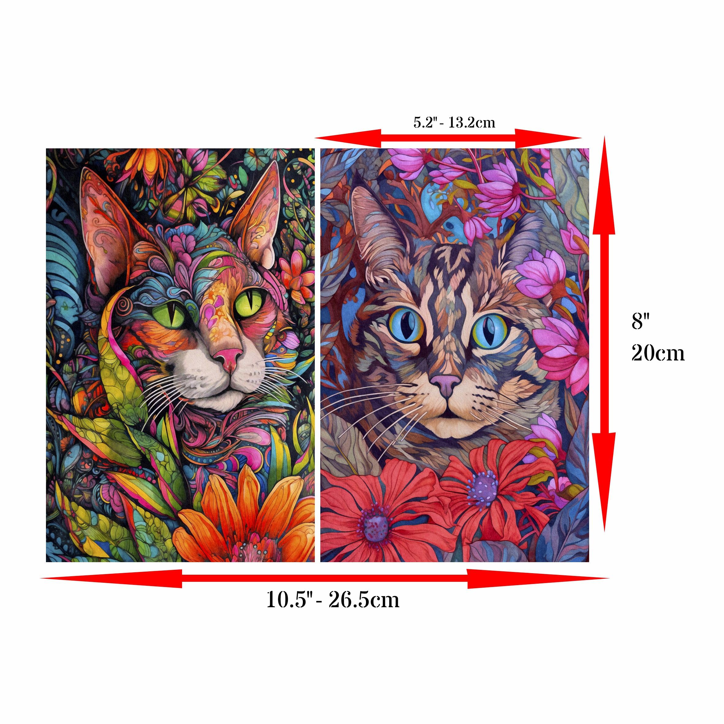 Decoupage Rice Paper, 20 x 26.5cm (6 Sheets) – 6x Decoupage Papers for Collage, Mixed Media, Card Making & Crafts, Decoupage by CRAFT KREATIVELY