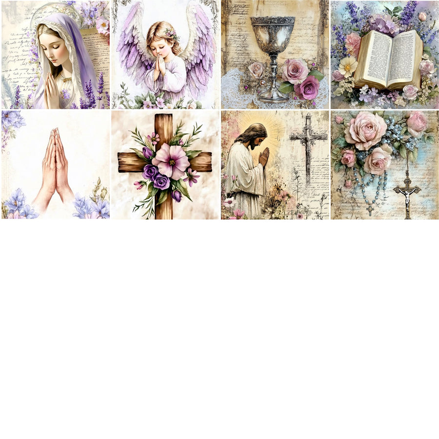 Christian Rice Papers – Decoupage Paper Design for Furniture, Mixed Media, Cards & Crafts, Decoupage by CRAFT KREATIVELY