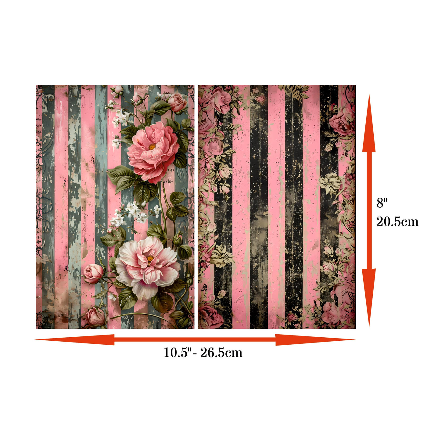 Decoupage Rice Papers - 6 Pieces | 6 Unique Designs | Versatile Decoupage Designs for Art Projects & Crafting by CRAFT KREATIVELY