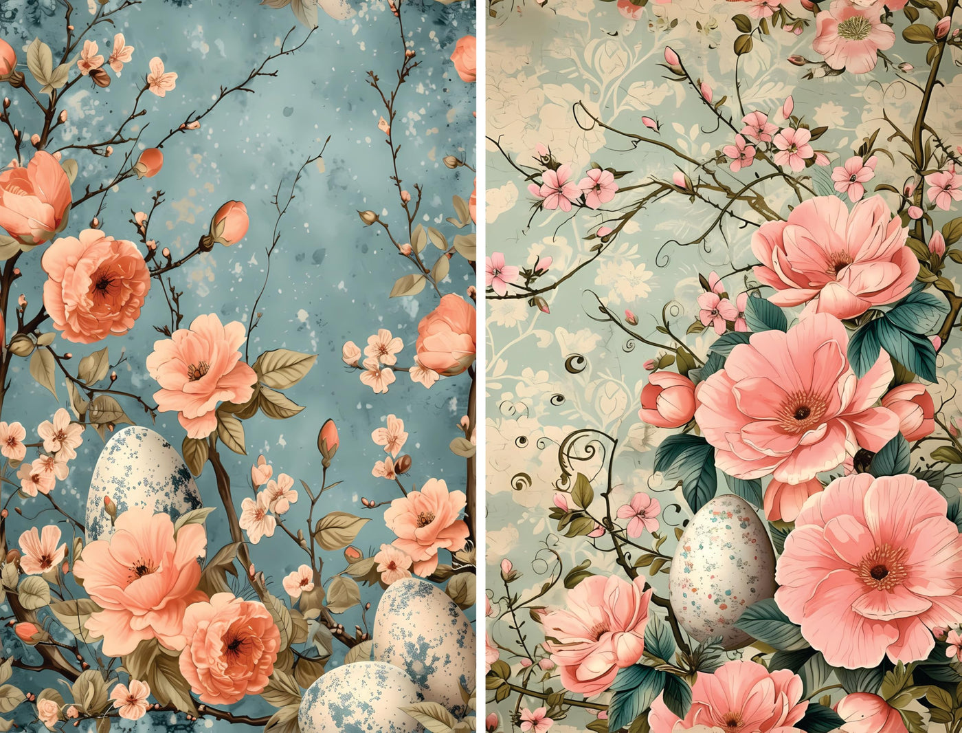 Decoupage Rice Papers - 6 Pieces | 12 Unique Designs | Versatile Decoupage Designs for Art Projects & Crafting by CRAFT KREATIVELY
