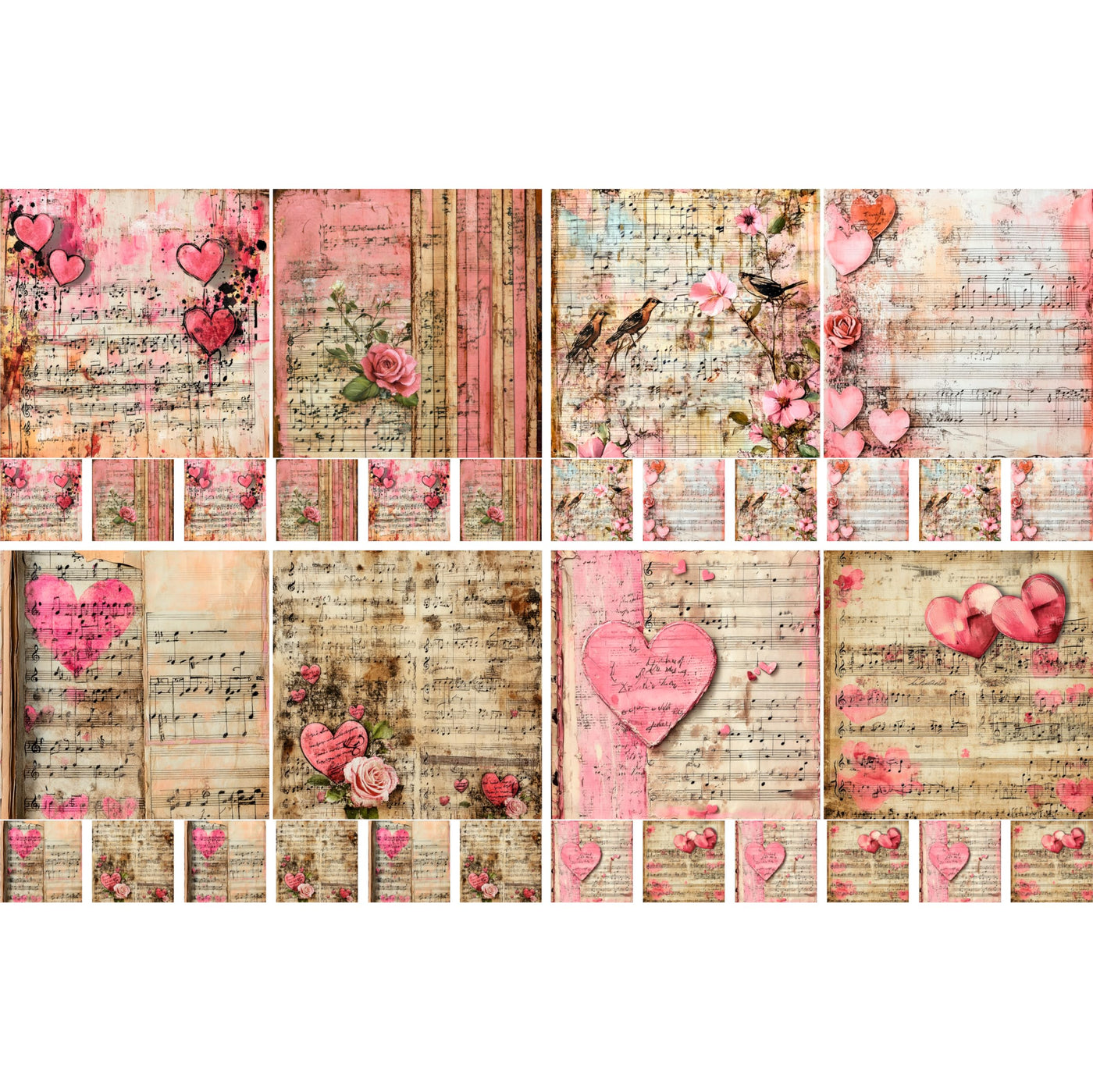 Decoupage Rice Papers - 4 Sheets | 8 Unique Designs | Versatile Christmas Designs for Art Projects & Crafting by CRAFT KREATIVELY