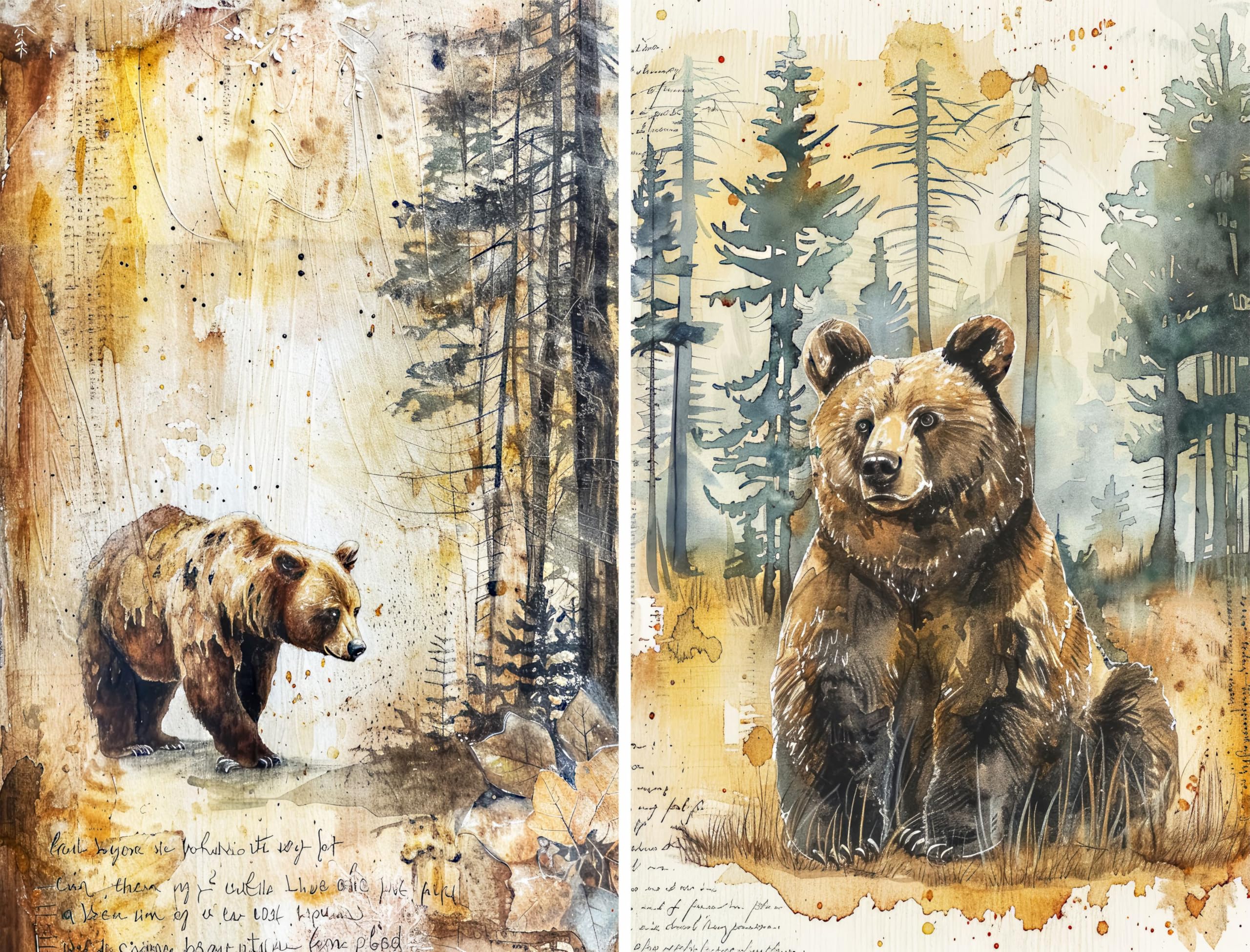 Animal Rice Papers – Decoupage Paper 6x Designs for Collage, Mixed Media, Card Making & Crafts, Decoupage by CRAFT KREATIVELY