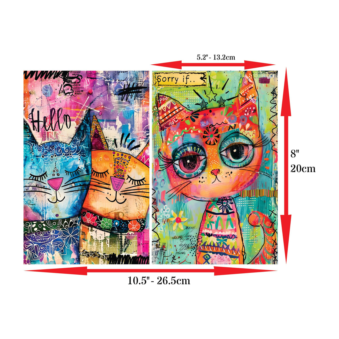 Decoupage Rice Papers - 6 Pieces | 12 Unique Designs | Versatile Decoupage Designs for Art Projects & Crafting by CRAFT KREATIVELY