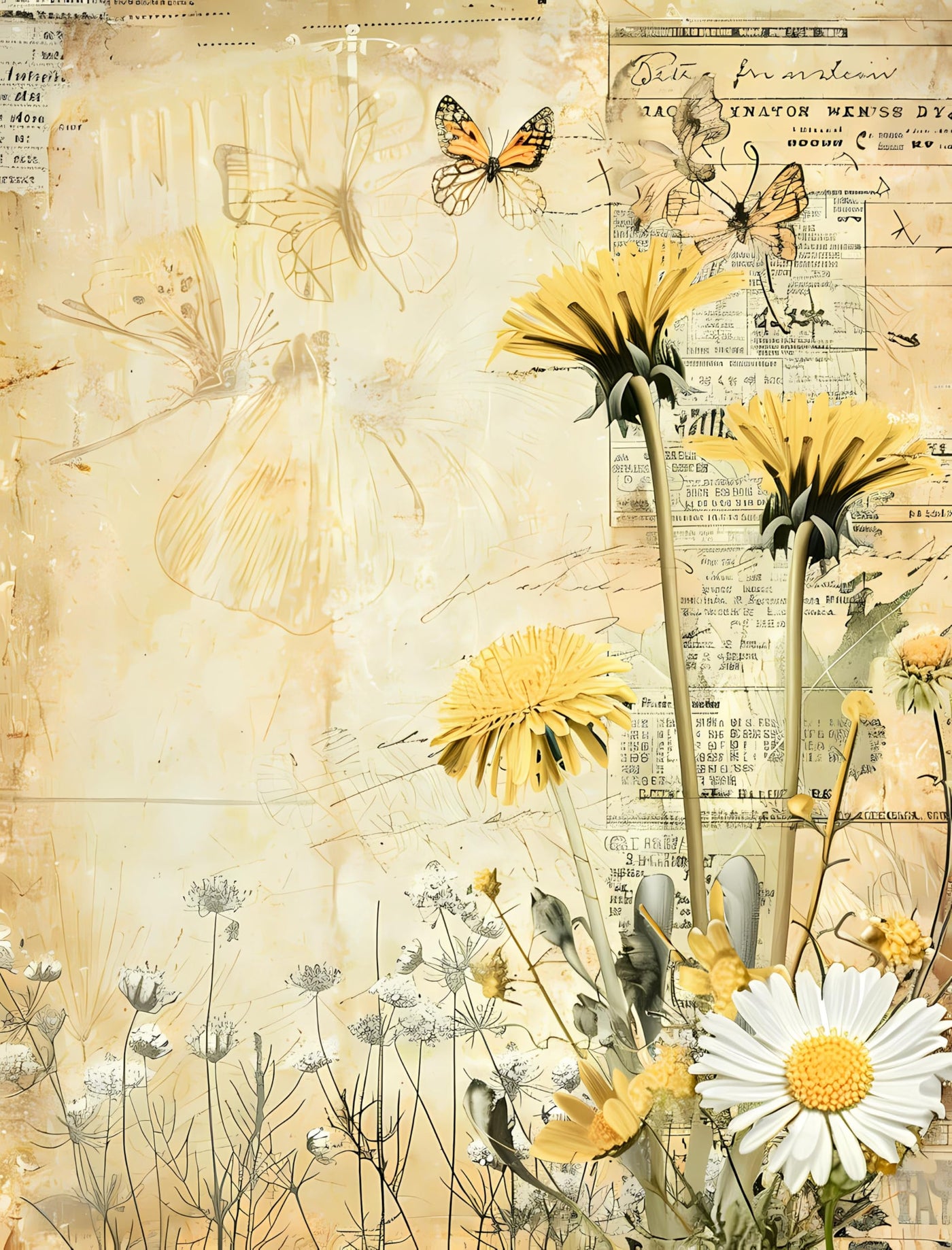 Decoupage Rice Paper, 20 x 26.5cm(6 Sheets) – 6x Decoupage Papers for Collage, Mixed Media, Card Making & Crafts, Decoupage by CRAFT KREATIVELY