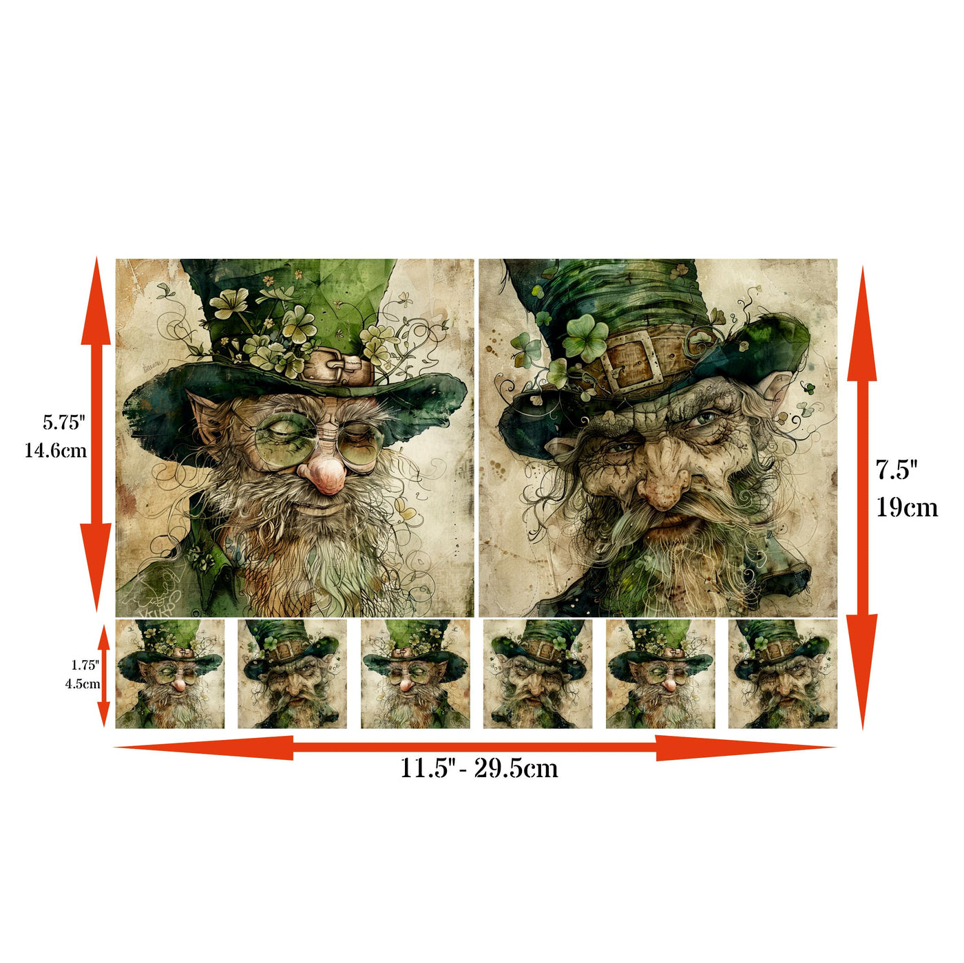 Decoupage Rice Papers - 4 Sheets | 8 Unique Designs | Versatile Christmas Designs for Art Projects & Crafting by CRAFT KREATIVELY