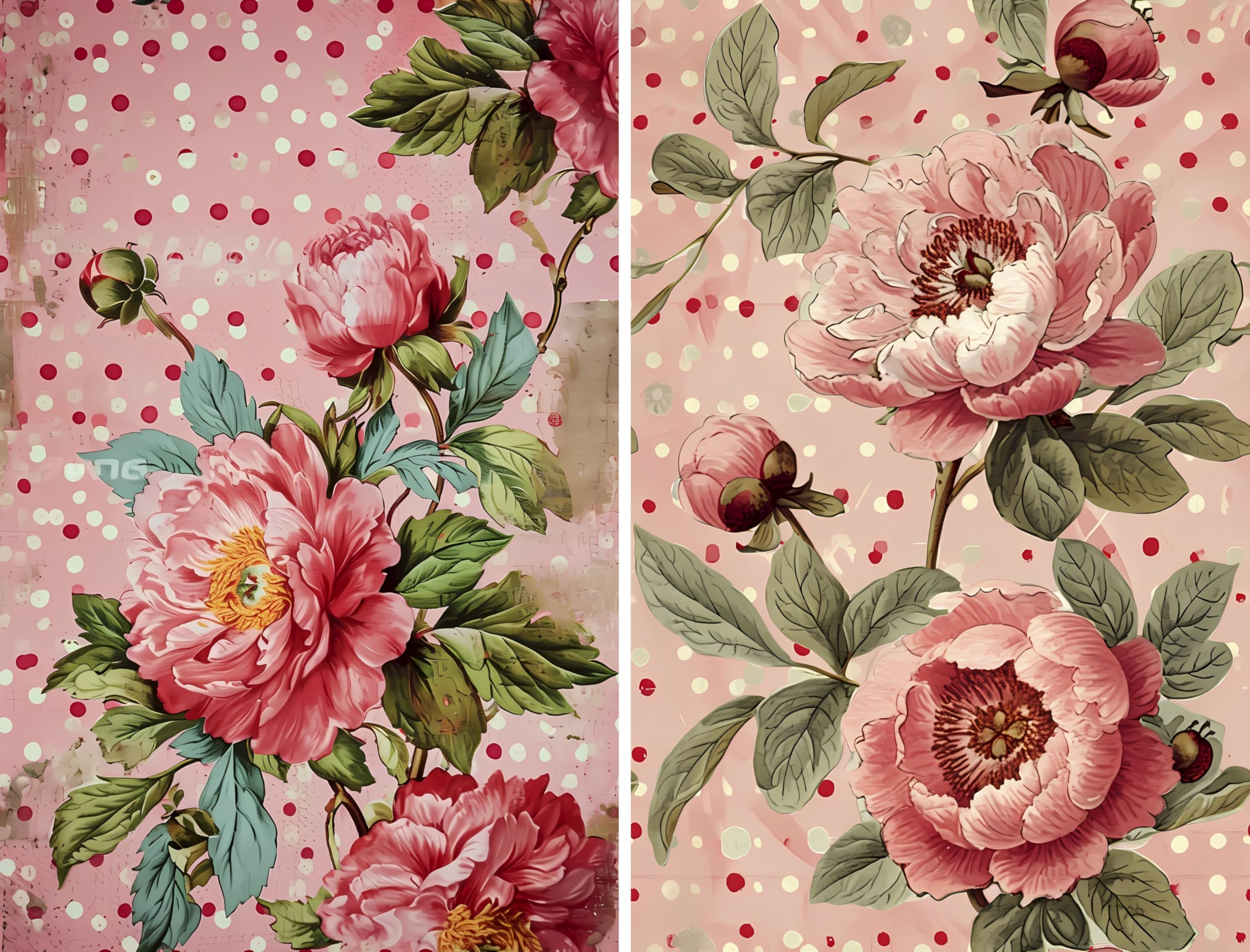 Decoupage Rice Papers - 6 Pieces | 6 Unique Designs | Versatile Decoupage Designs for Art Projects & Crafting by CRAFT KREATIVELY