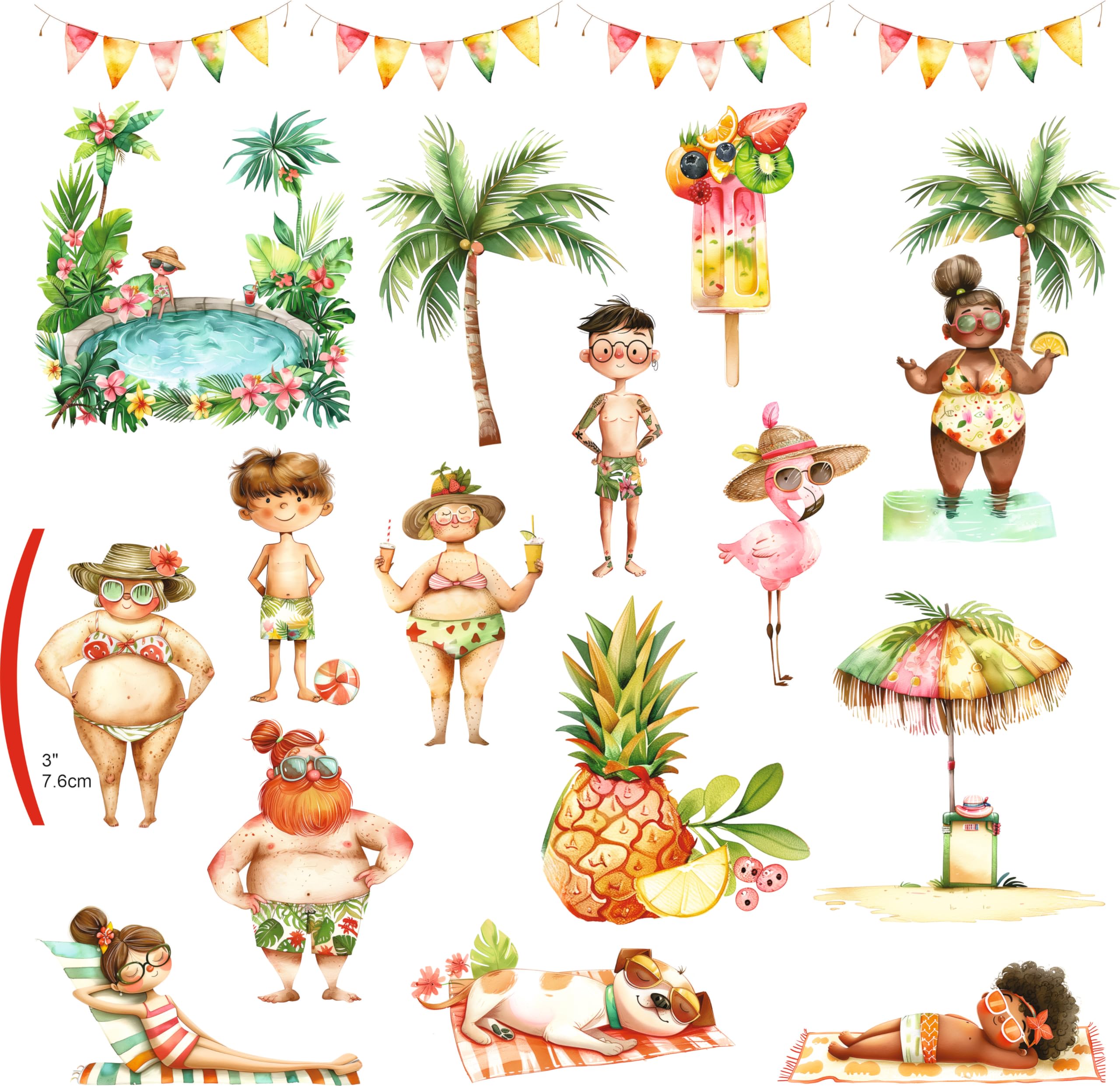 Decoupage Rice Paper (2 pc) - 24+ Decoupage 3 inch (7.6cm) Mini Designs for Collage, Card Making & Crafts, Decoupage by CRAFT KREATIVELY