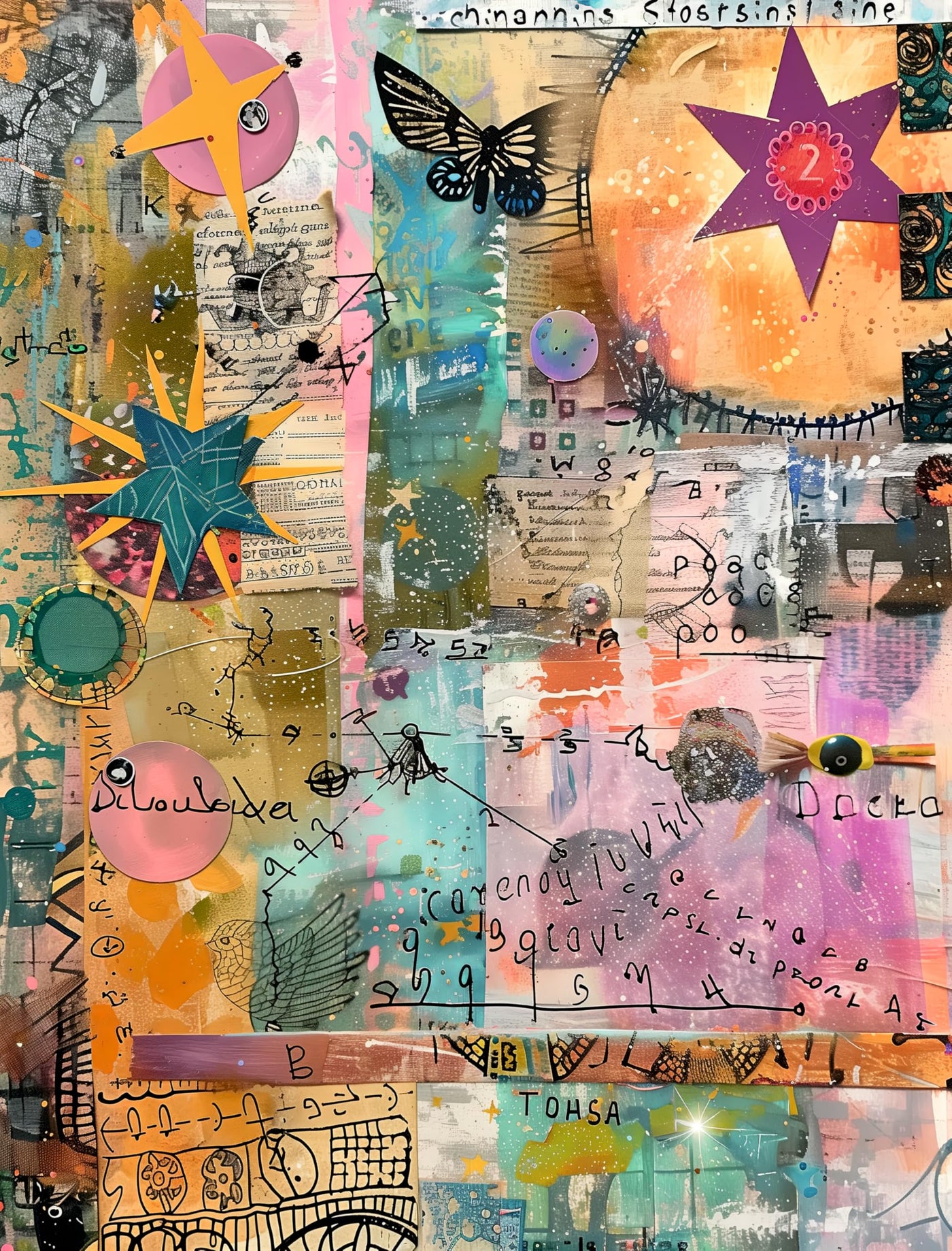 Decoupage Rice Paper, 20 x 26.5cm (6 Sheets) – 6x Decoupage Papers for Collage, Mixed Media, Card Making & Crafts, Decoupage by CRAFT KREATIVELY
