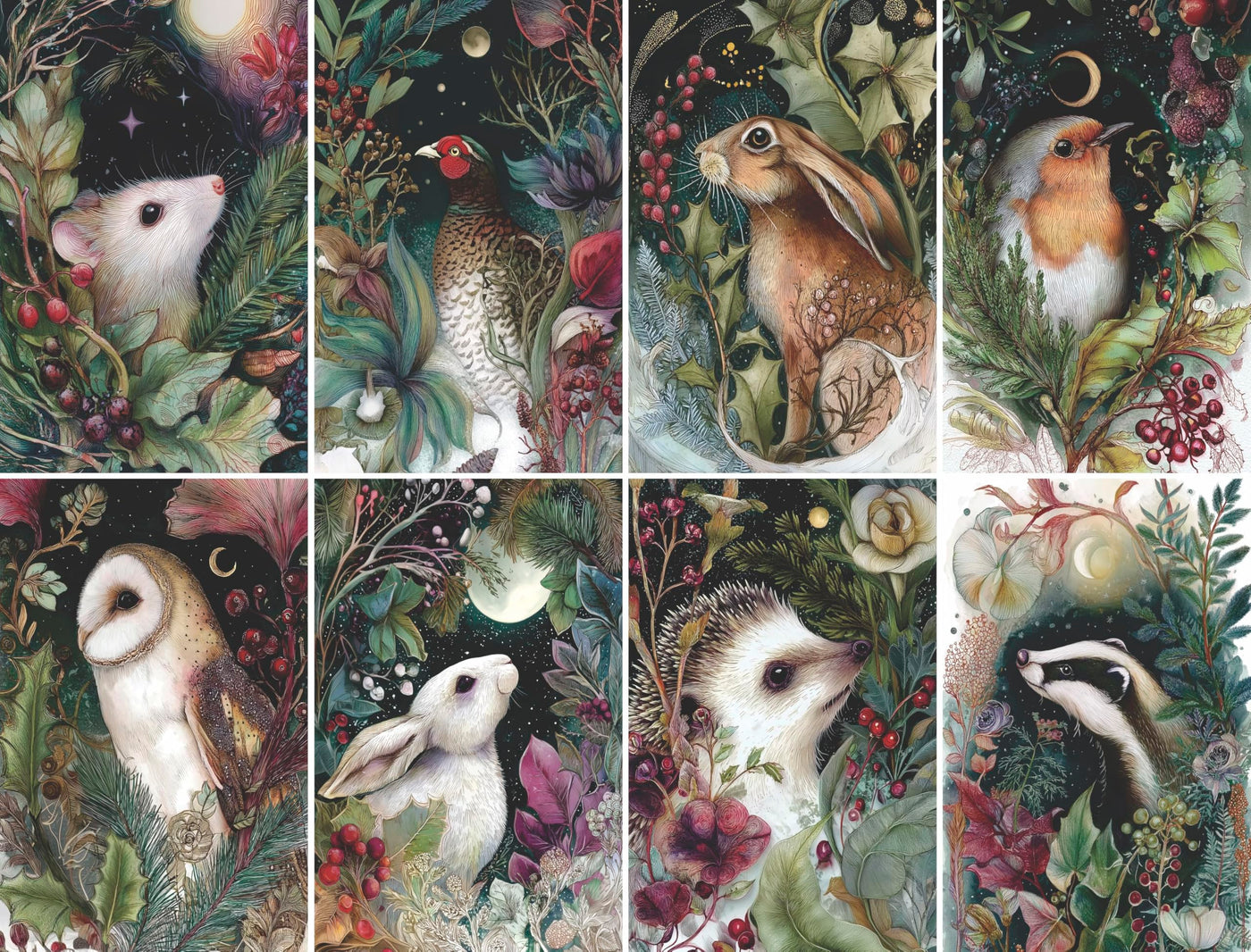 Decoupage Rice Papers - 6 Pieces | 6 Unique Designs | Versatile Decoupage Designs for Art Projects & Crafting by CRAFT KREATIVELY
