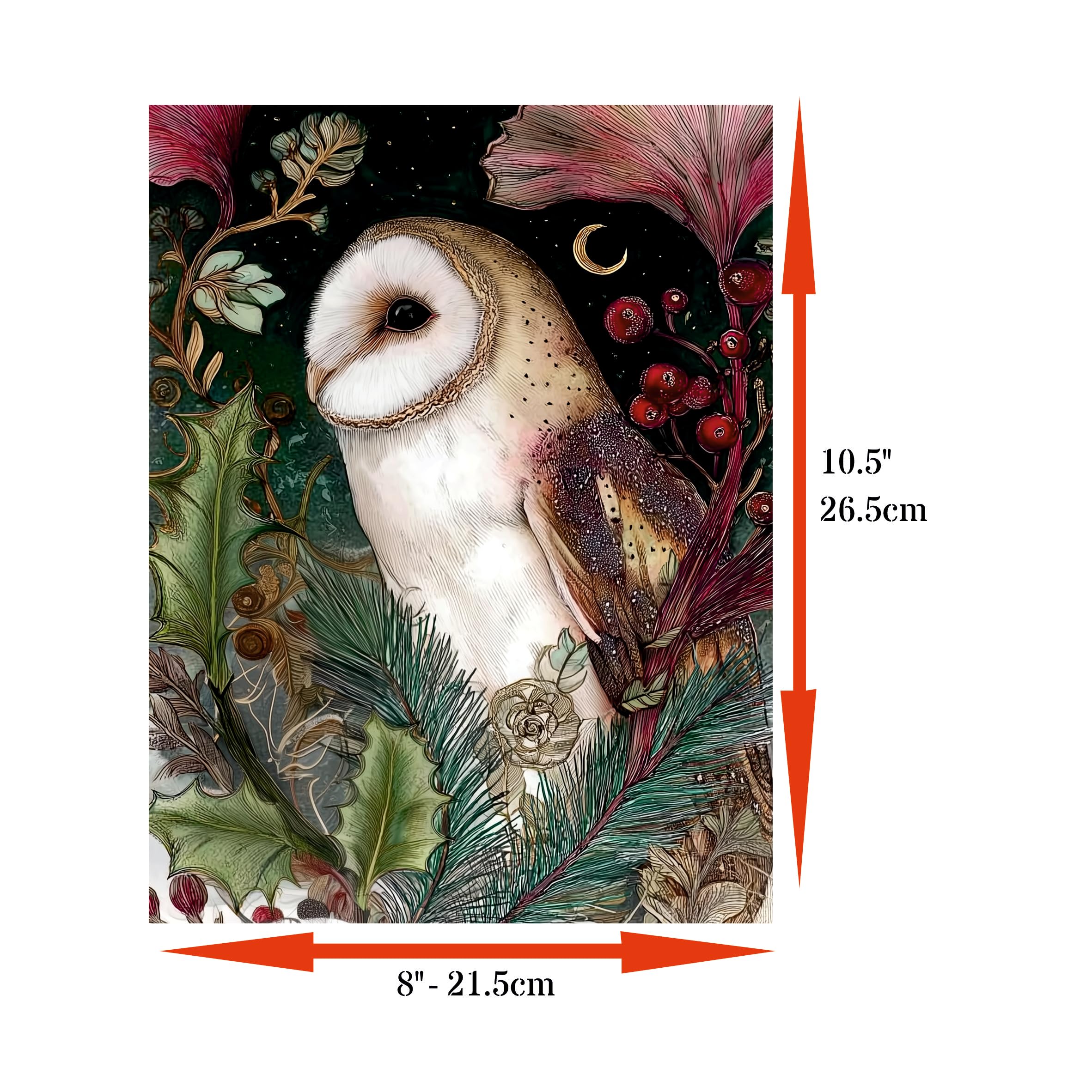 Decoupage Rice Papers - 6 Pieces | 6 Unique Designs | Versatile Decoupage Designs for Art Projects & Crafting by CRAFT KREATIVELY (Animals)