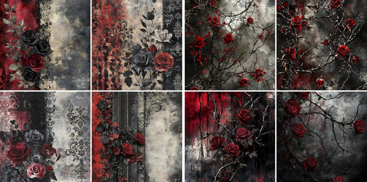 Scenic Rice Papers – Decoupage Paper 8x Designs for Collage, Mixed Media, Card Making & Crafts, Decoupage by CRAFT KREATIVELY