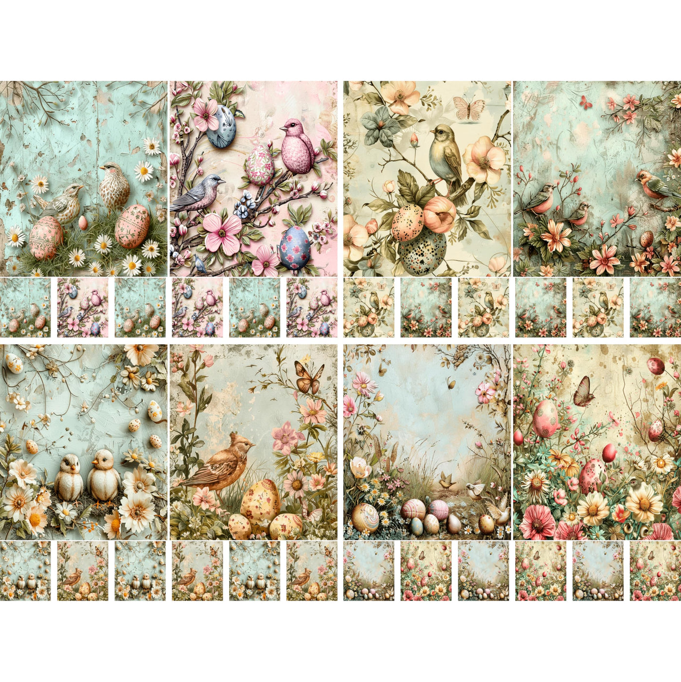 Decoupage Rice Papers - 4 Pages | 8 Unique Designs | Versatile Christmas Designs for Art Projects & Crafting by CRAFT KREATIVELY