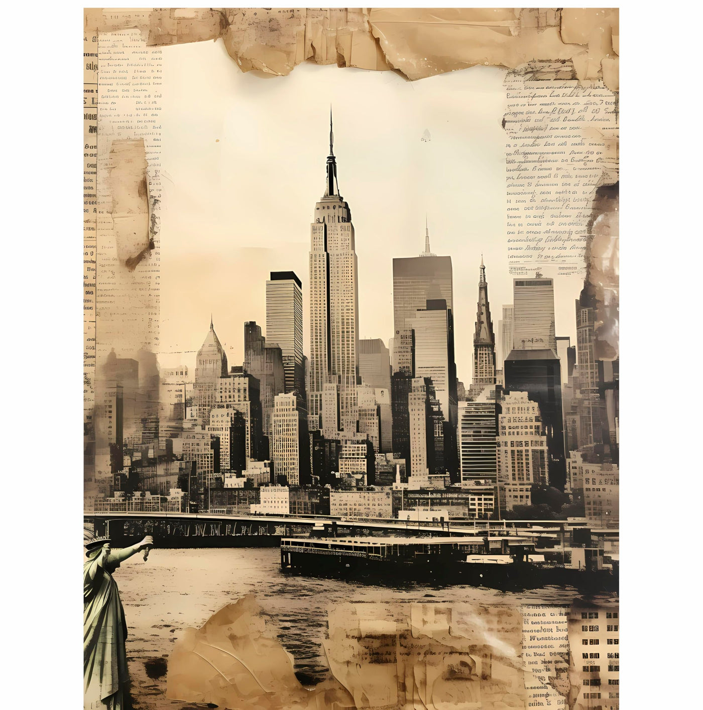 Decoupage Rice Paper, 20 x 26.5cm(6 Sheets) – 6x Decoupage Papers for Collage, Mixed Media, Card Making & Crafts, Decoupage by CRAFT KREATIVELY