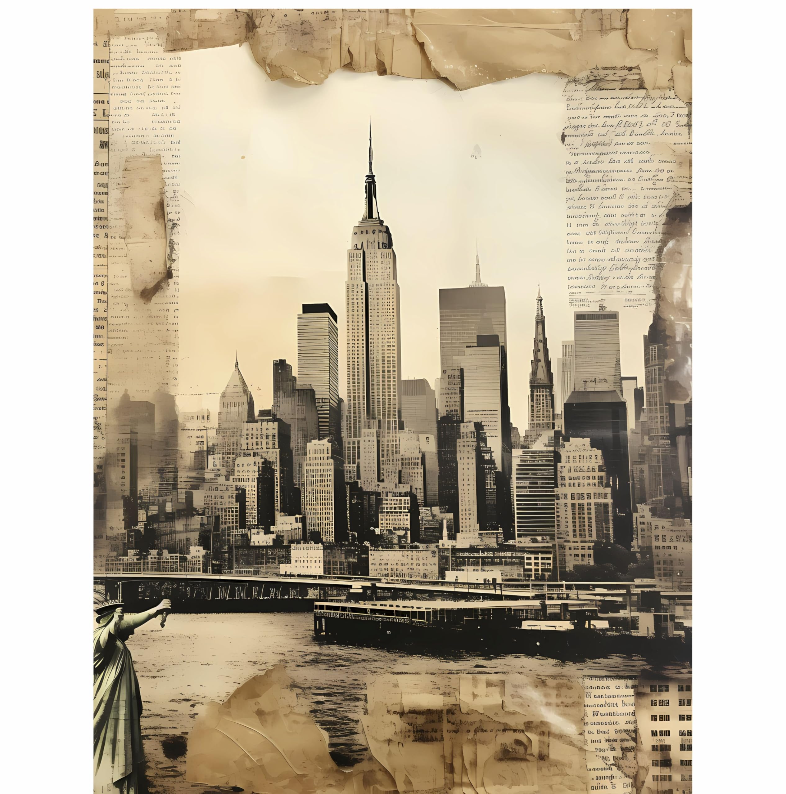 Decoupage Rice Paper, 20 x 26.5cm(6 Sheets) – 6x Decoupage Papers for Collage, Mixed Media, Card Making & Crafts, Decoupage by CRAFT KREATIVELY