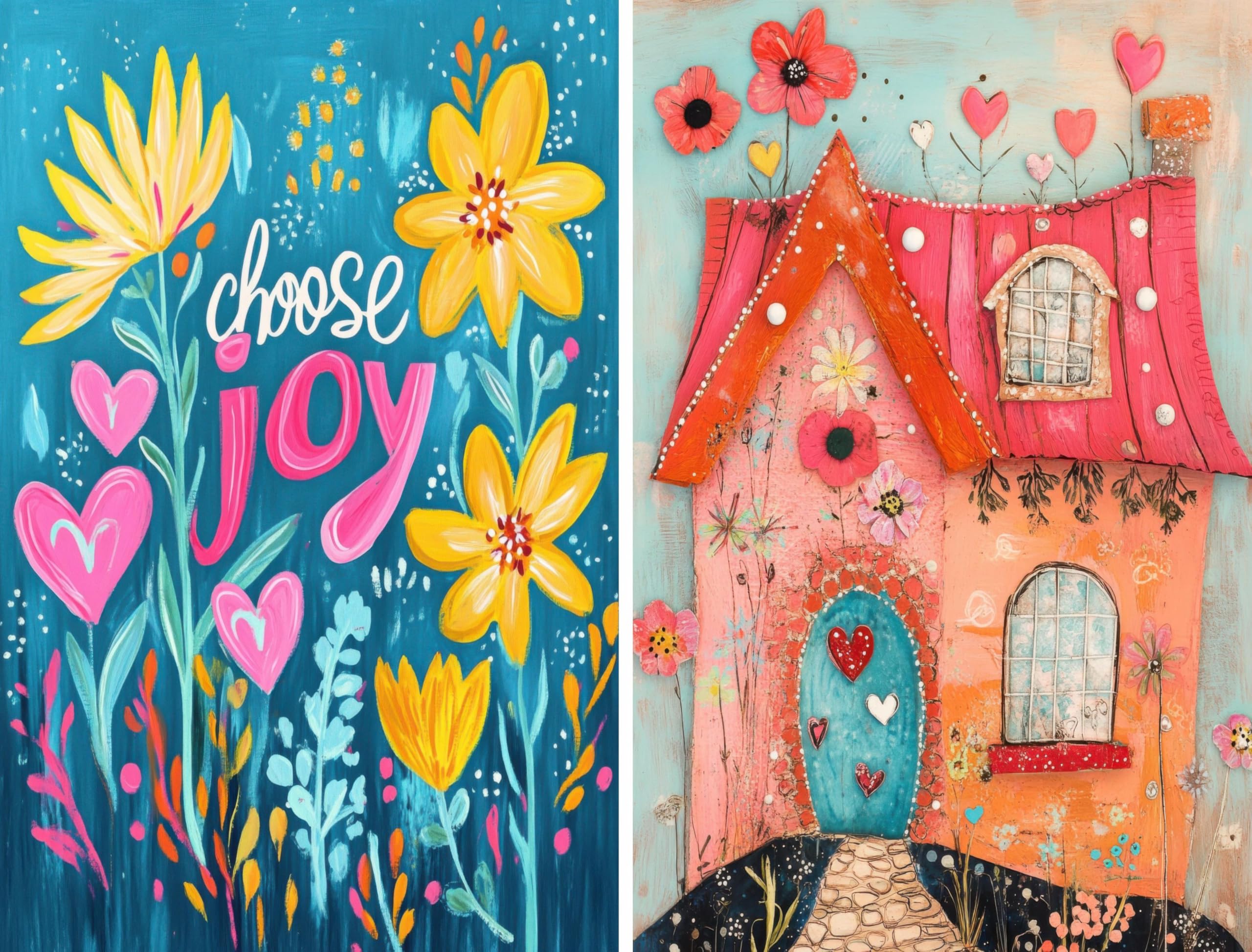 Decoupage Rice Papers - 6 Pieces | 6 Unique Designs | Versatile Decoupage Designs for Art Projects & Crafting by CRAFT KREATIVELY