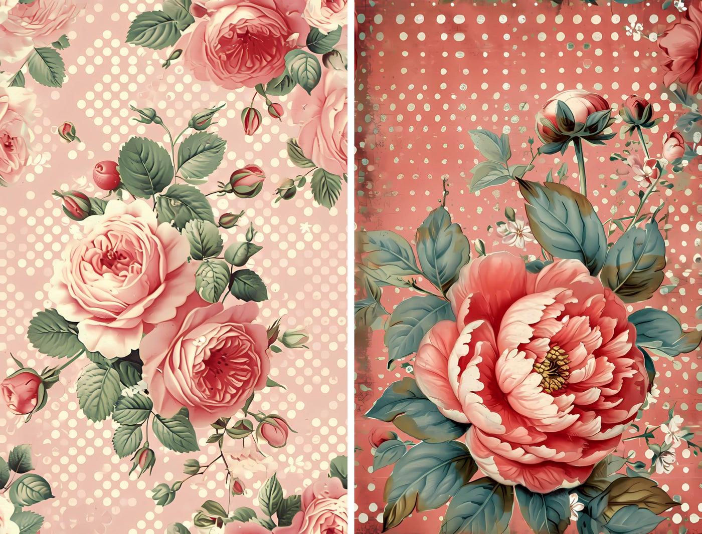 Decoupage Rice Papers - 6 Pieces | 6 Unique Designs | Versatile Decoupage Designs for Art Projects & Crafting by CRAFT KREATIVELY