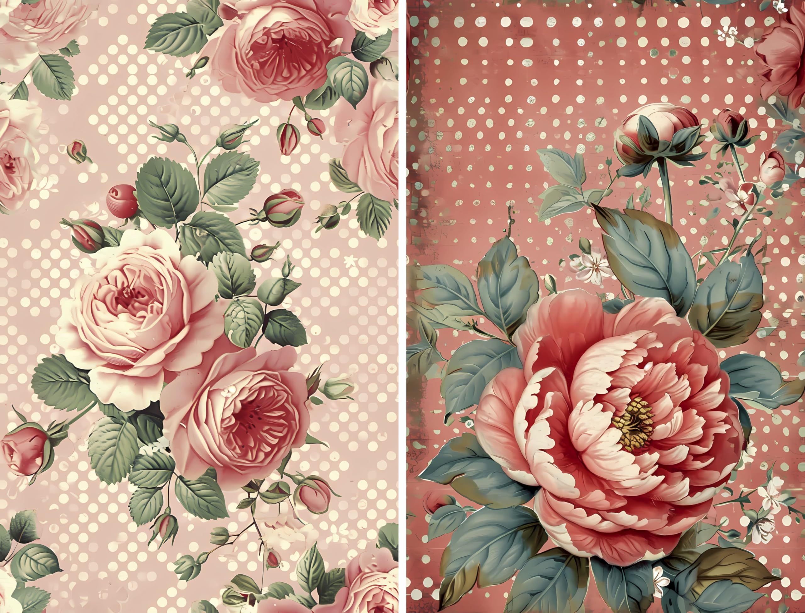 Decoupage Rice Papers - 6 Pieces | 6 Unique Designs | Versatile Decoupage Designs for Art Projects & Crafting by CRAFT KREATIVELY