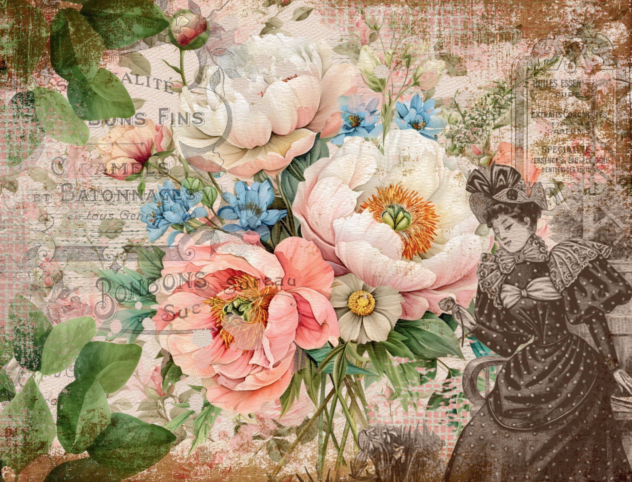 Decoupage Rice Papers - 6 Pieces | 6 Unique Designs | Versatile Decoupage Designs for Art Projects & Crafting by CRAFT KREATIVELY