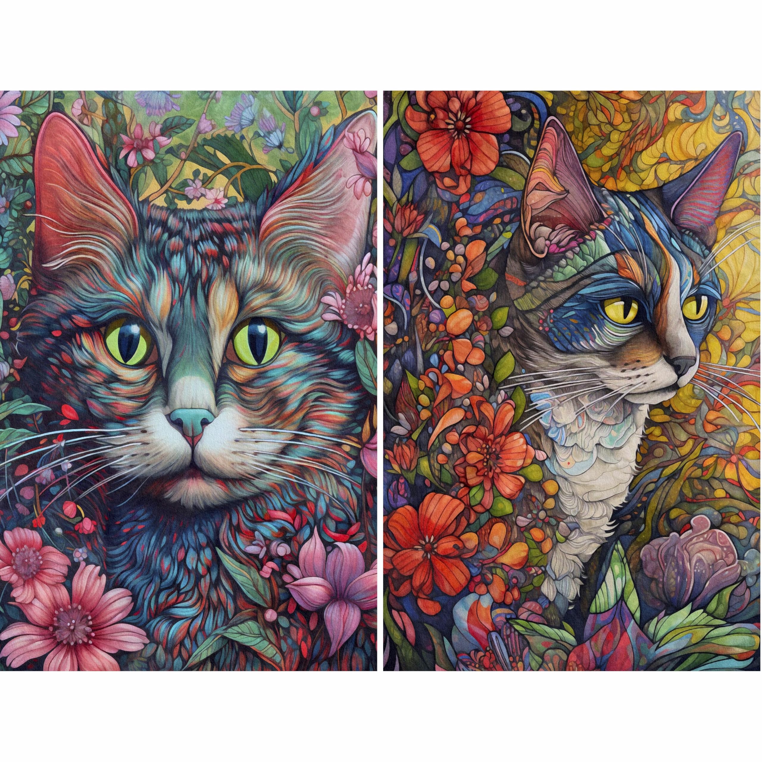 Decoupage Rice Paper, 20 x 26.5cm (6 Sheets) – 6x Decoupage Papers for Collage, Mixed Media, Card Making & Crafts, Decoupage by CRAFT KREATIVELY