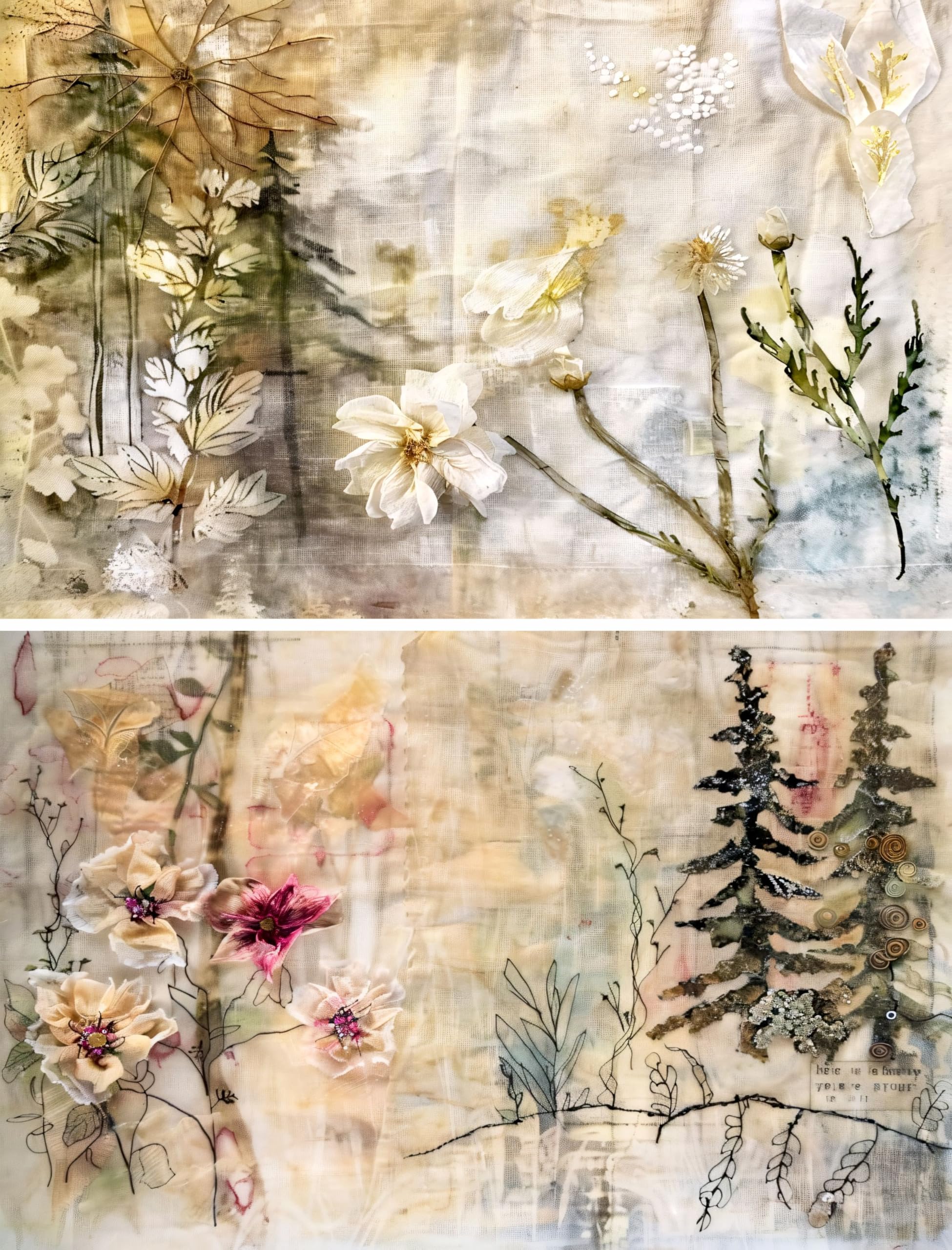 Decoupage Rice Papers - 6 Pieces | 6 Unique Designs | Versatile Decoupage Designs for Art Projects & Crafting by CRAFT KREATIVELY