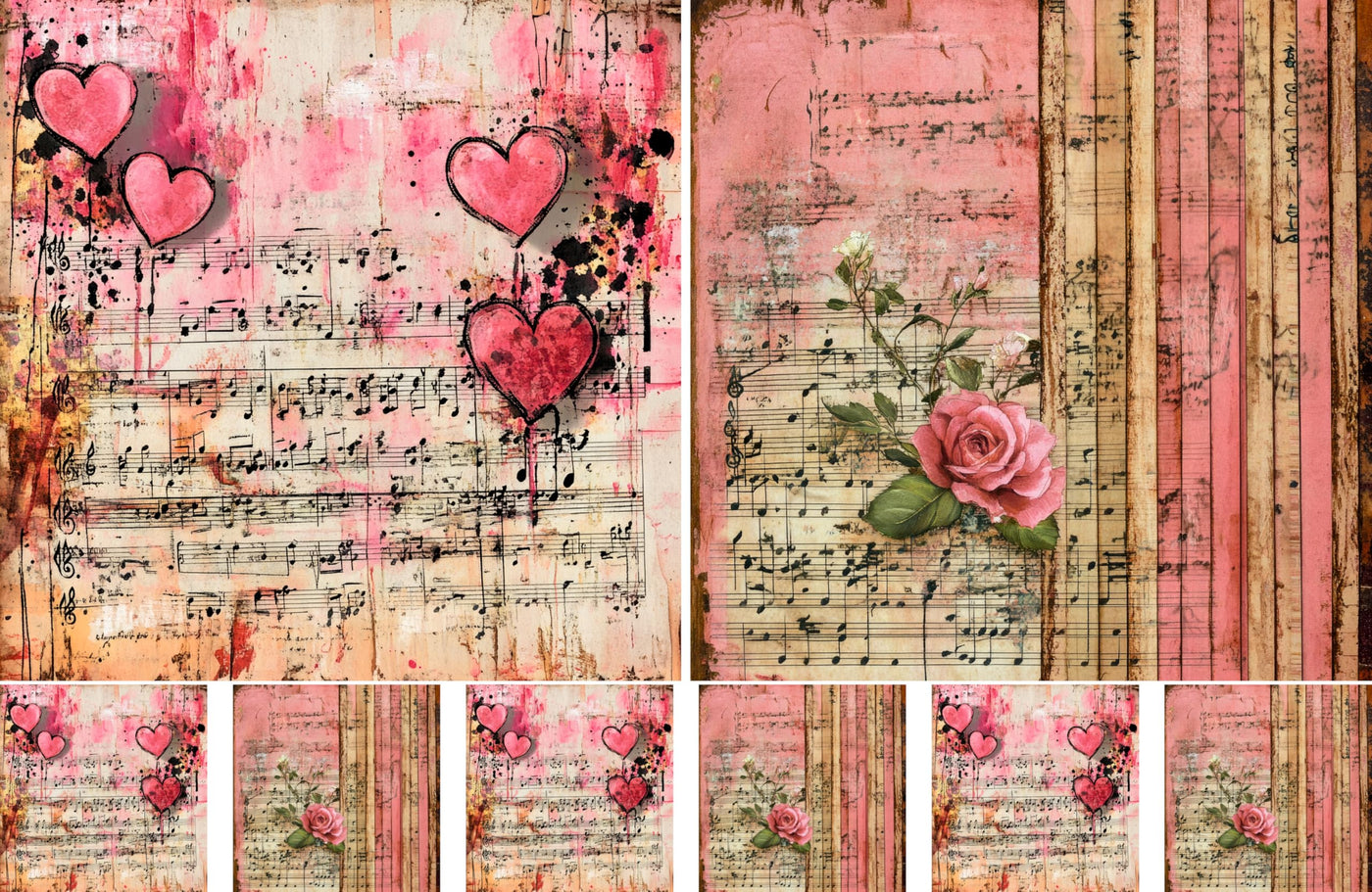 Decoupage Rice Papers - 4 Sheets | 8 Unique Designs | Versatile Christmas Designs for Art Projects & Crafting by CRAFT KREATIVELY