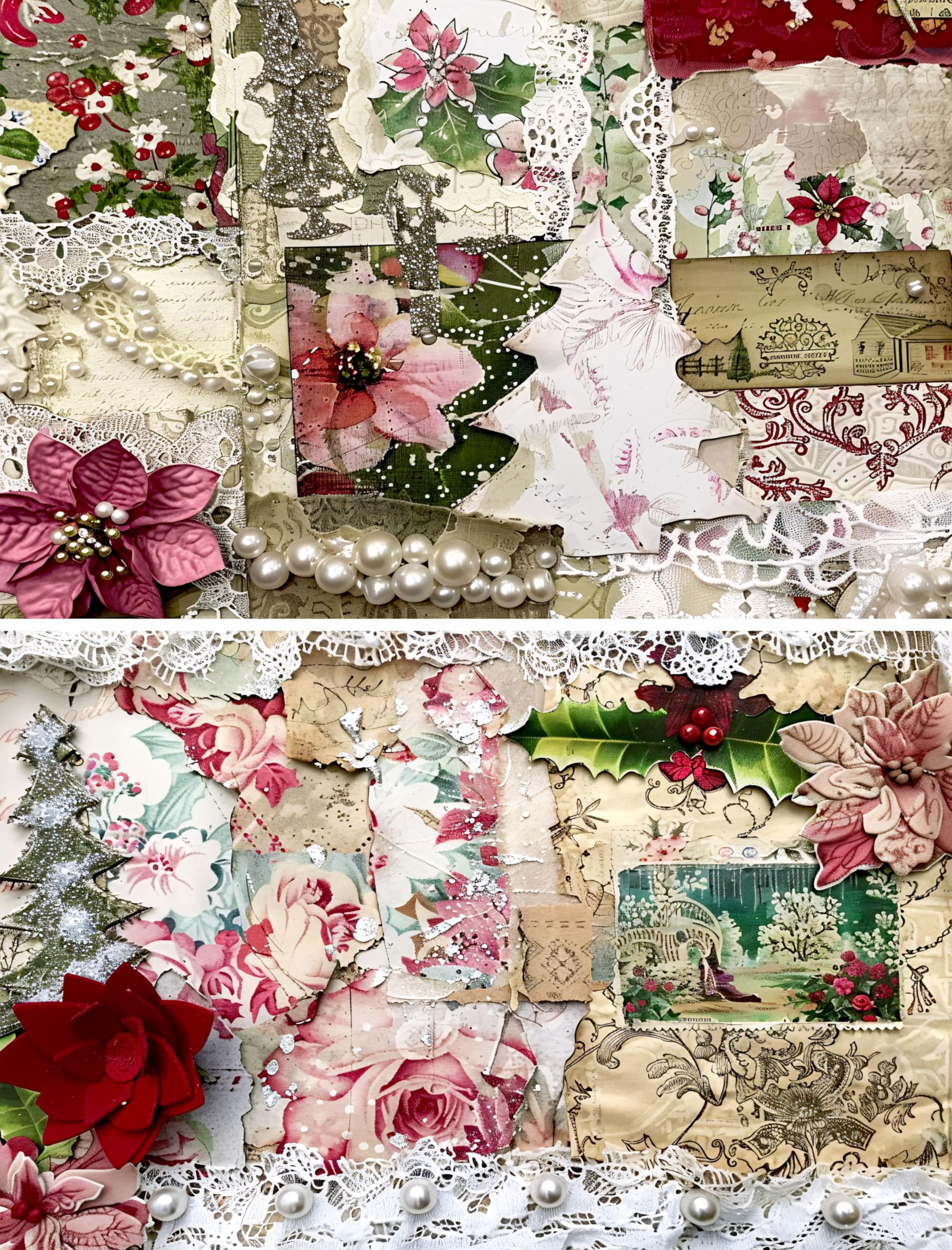 Decoupage Rice Papers - 6 Pieces | 6 Unique Designs | Versatile Decoupage Designs for Art Projects & Crafting by CRAFT KREATIVELY