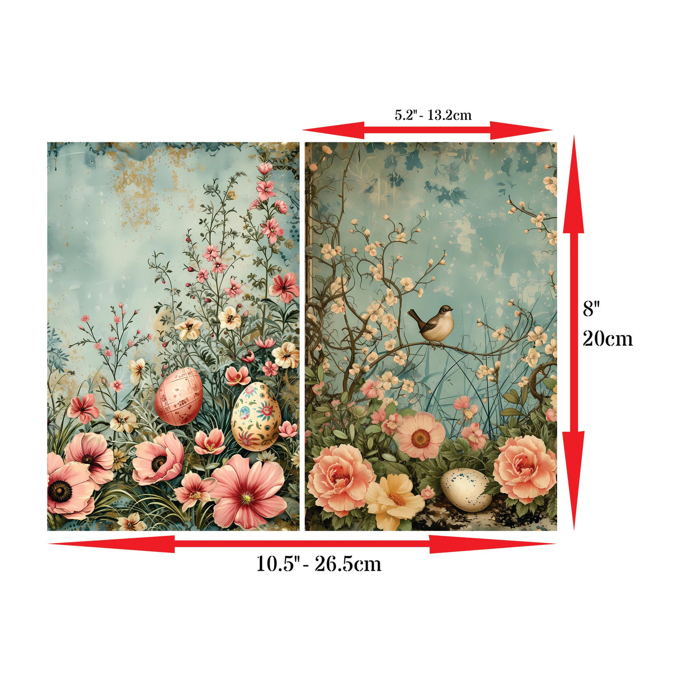 Decoupage Rice Papers - 6 Pieces | 12 Unique Designs | Versatile Decoupage Designs for Art Projects & Crafting by CRAFT KREATIVELY