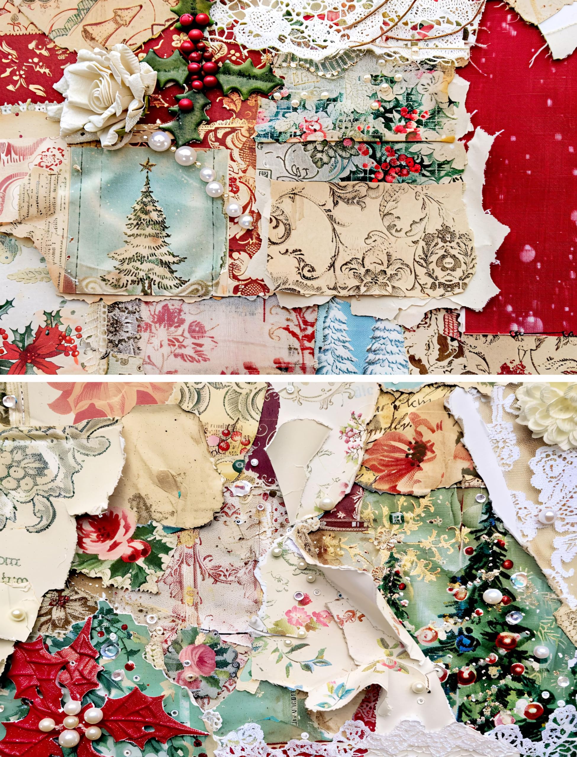 Decoupage Rice Papers - 6 Pieces | 6 Unique Designs | Versatile Decoupage Designs for Art Projects & Crafting by CRAFT KREATIVELY