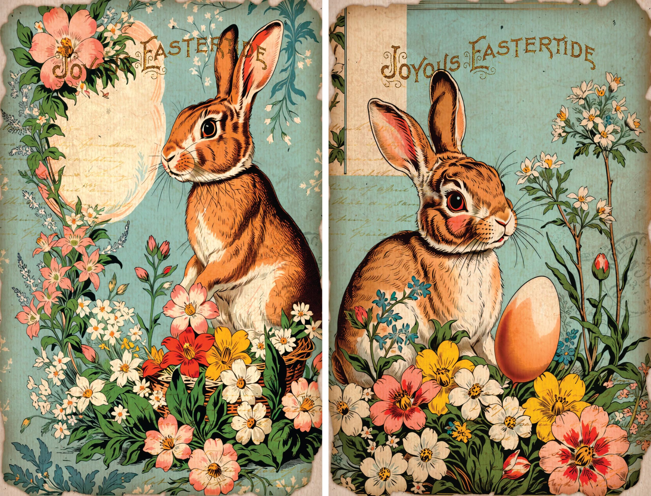 Decoupage Rice Papers - 6 Pieces | 12 Unique Designs | Versatile Decoupage Designs for Art Projects & Crafting by CRAFT KREATIVELY