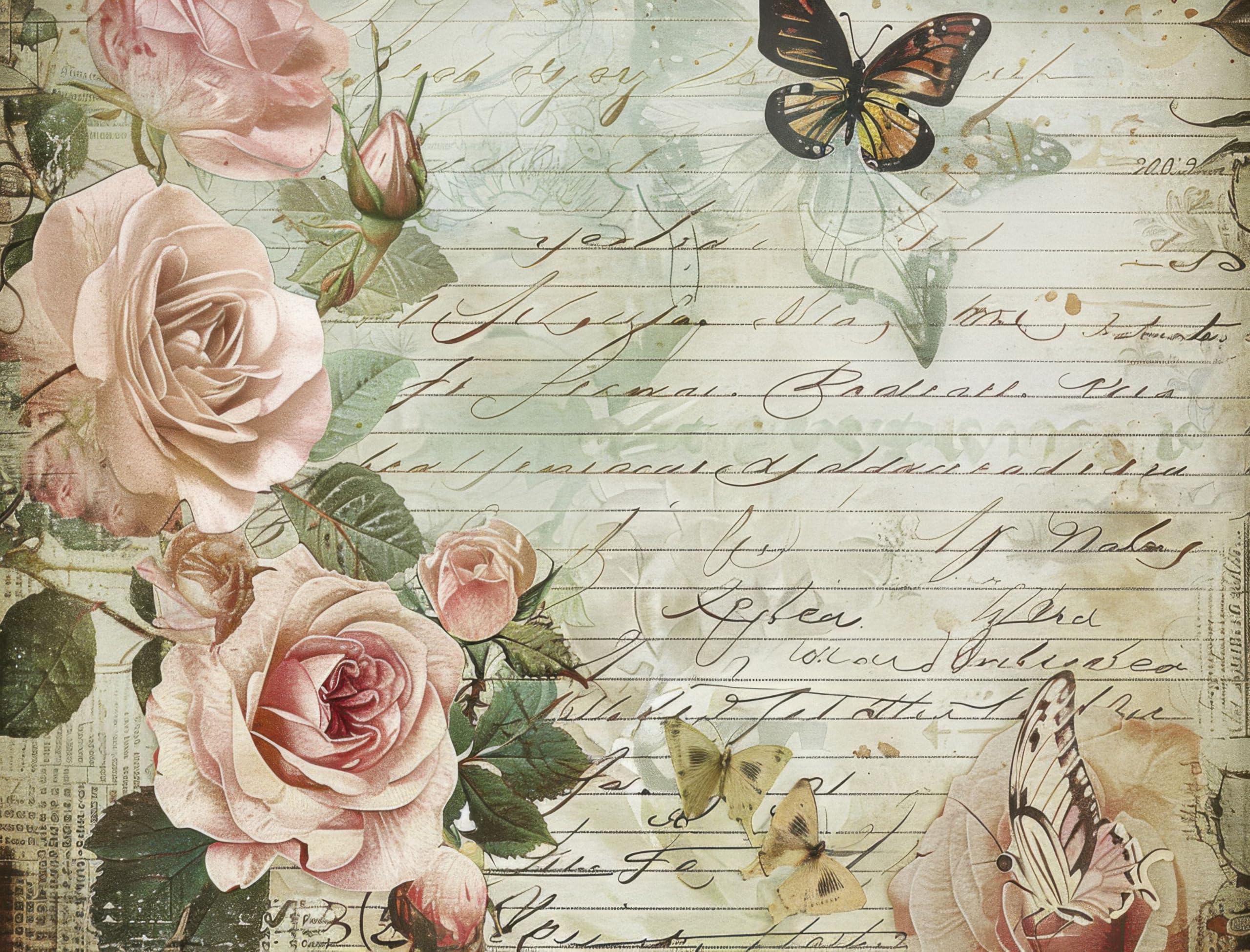 Decoupage Rice Papers - 6 Pieces | 6 Unique Designs | Versatile Decoupage Designs for Art Projects & Crafting by CRAFT KREATIVELY
