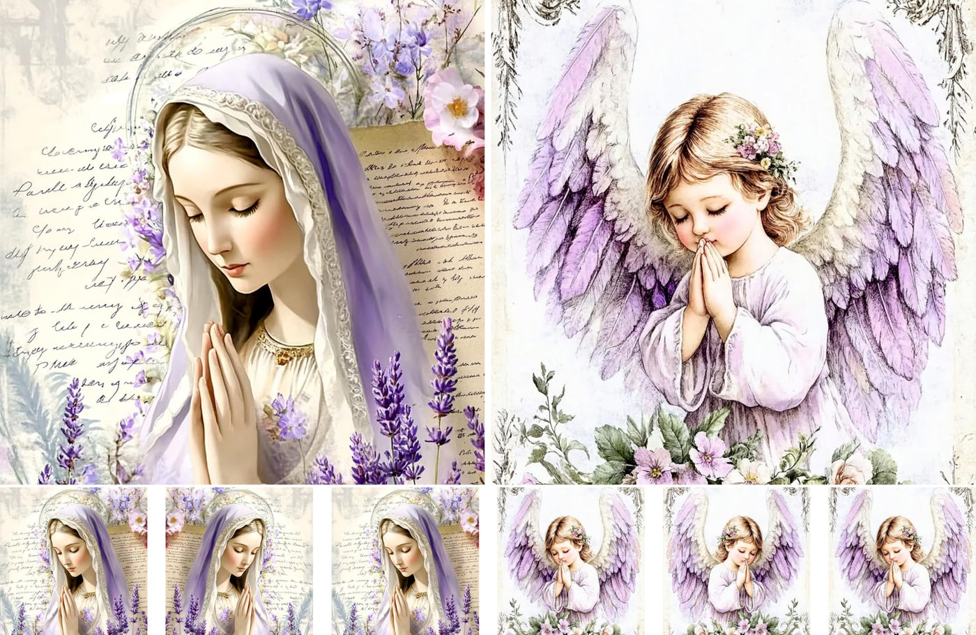 Christian Rice Papers – Decoupage Paper Design for Furniture, Mixed Media, Cards & Crafts, Decoupage by CRAFT KREATIVELY