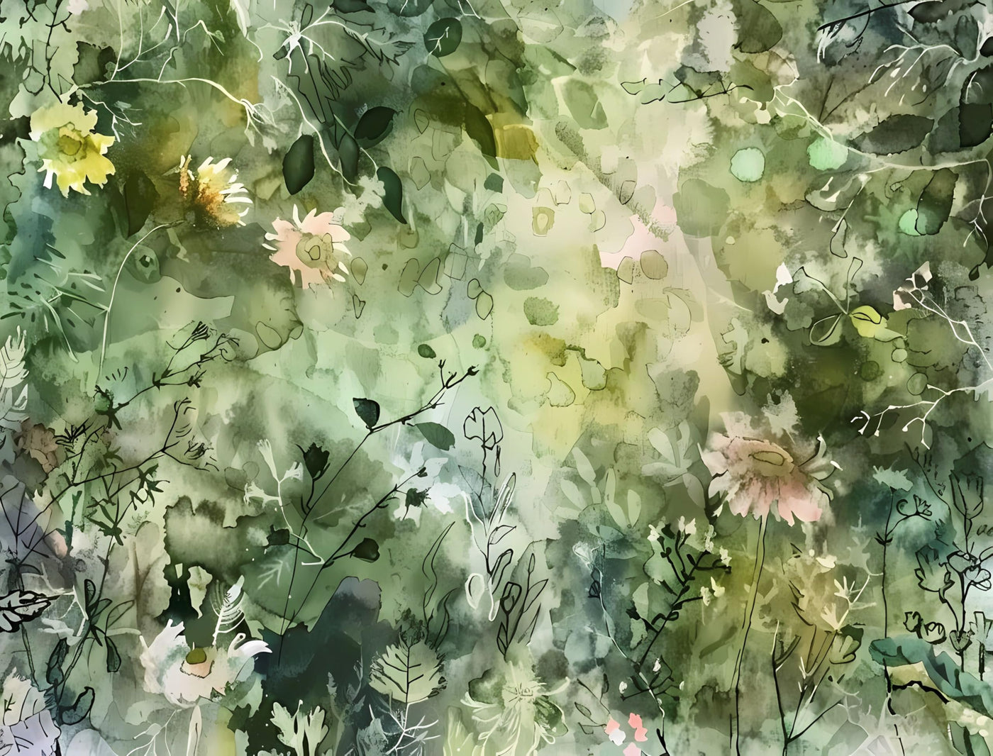 Abstract Flora Rice Papers – Decoupage Paper 6x Designs for Collage, Mixed Media, Card Making & Crafts, Decoupage by CRAFT KREATIVELY