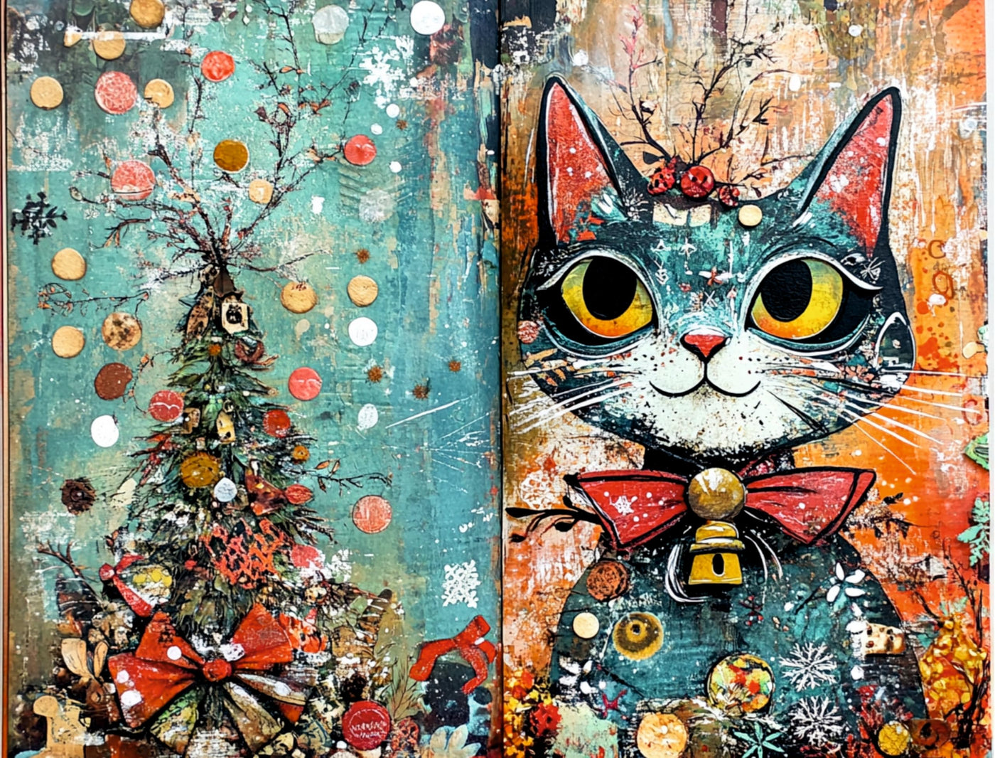 Decoupage Rice Papers - 6 Sheets | 6 Unique Designs | Versatile Christmas Designs for Art Projects & Crafting by CRAFT KREATIVELY