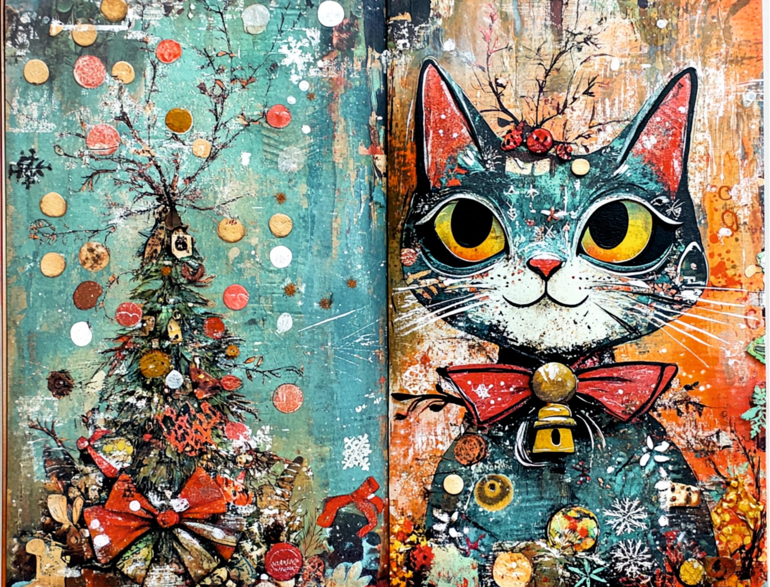 Decoupage Rice Papers - 6 Sheets | 6 Unique Designs | Versatile Christmas Designs for Art Projects & Crafting by CRAFT KREATIVELY