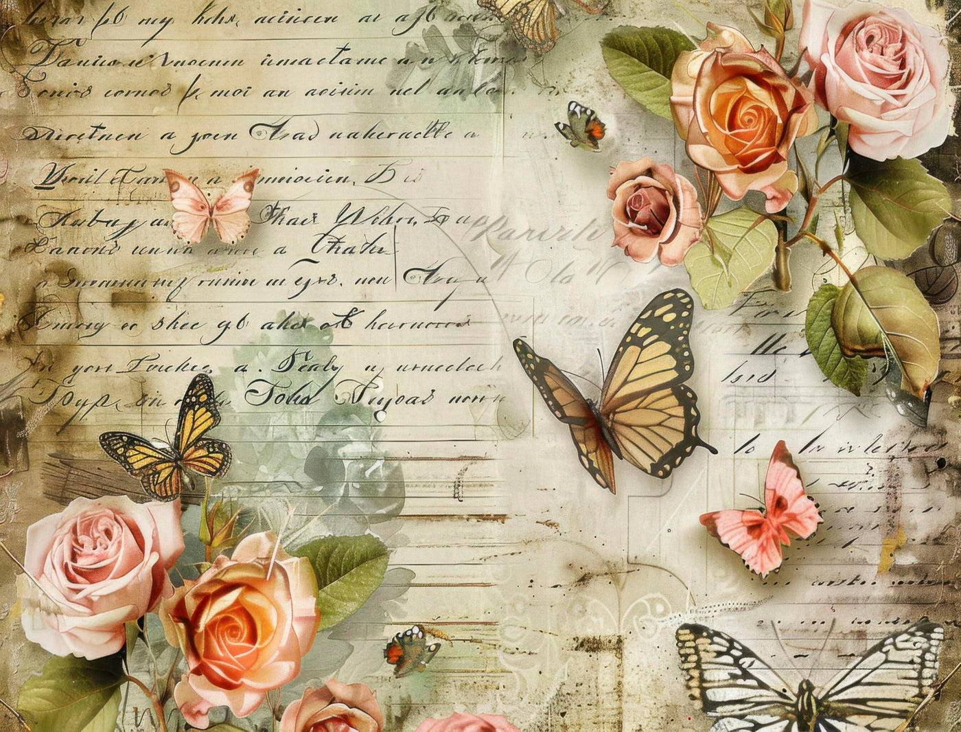 Decoupage Rice Papers - 6 Pieces | 6 Unique Designs | Versatile Decoupage Designs for Art Projects & Crafting by CRAFT KREATIVELY