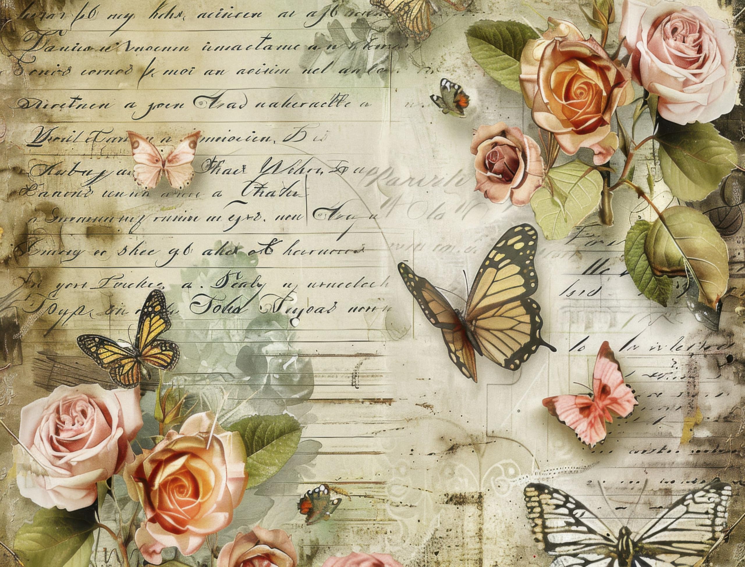 Decoupage Rice Papers - 6 Pieces | 6 Unique Designs | Versatile Decoupage Designs for Art Projects & Crafting by CRAFT KREATIVELY