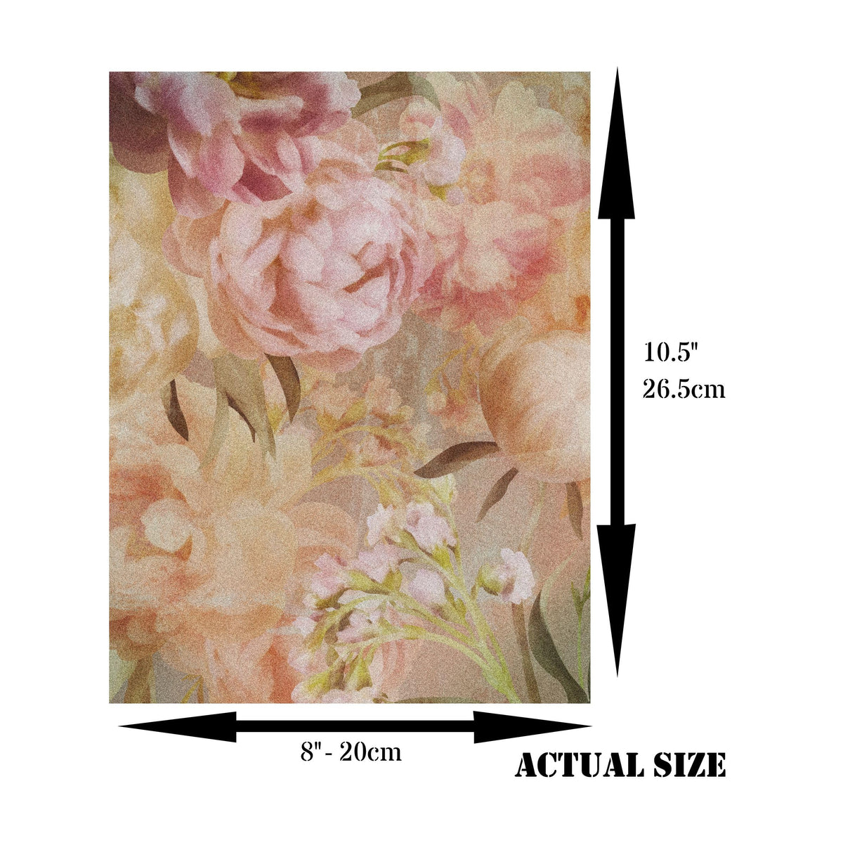 Vintage Grunge Rice Paper – for Decoupage Scrapbooking Cards Crafts