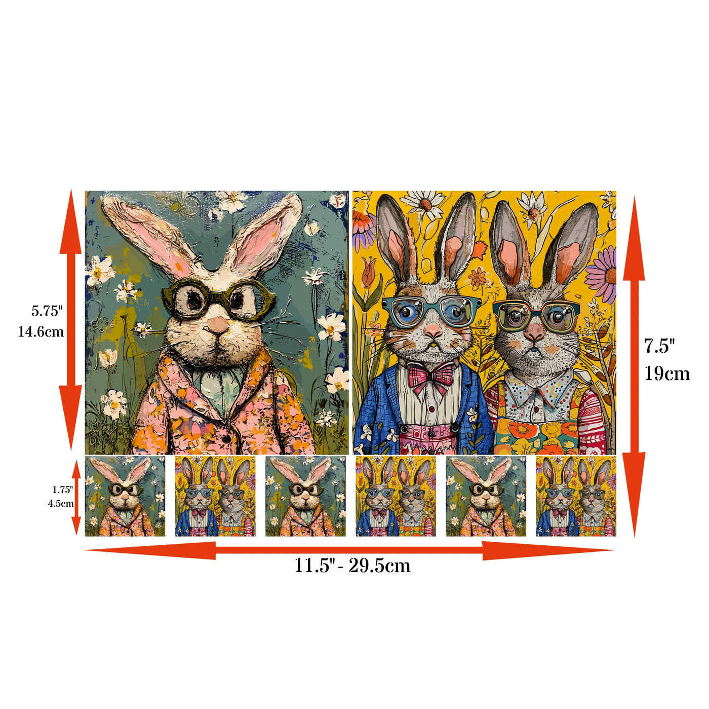 Decoupage Rice Papers - 4 Pages | 8 Unique Designs | Versatile Christmas Designs for Art Projects & Crafting by CRAFT KREATIVELY