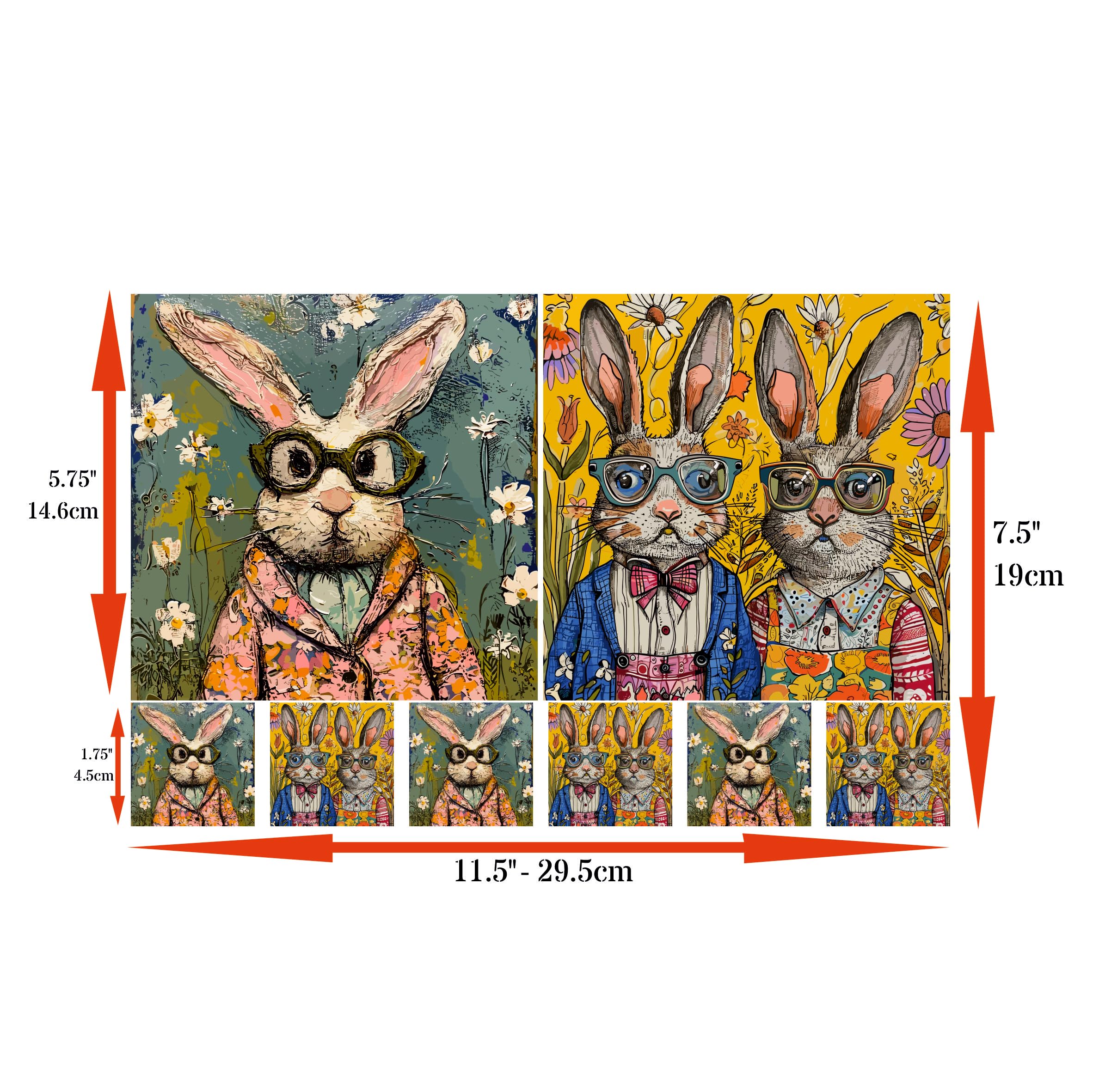 Decoupage Rice Papers - 4 Pages | 8 Unique Designs | Versatile Christmas Designs for Art Projects & Crafting by CRAFT KREATIVELY