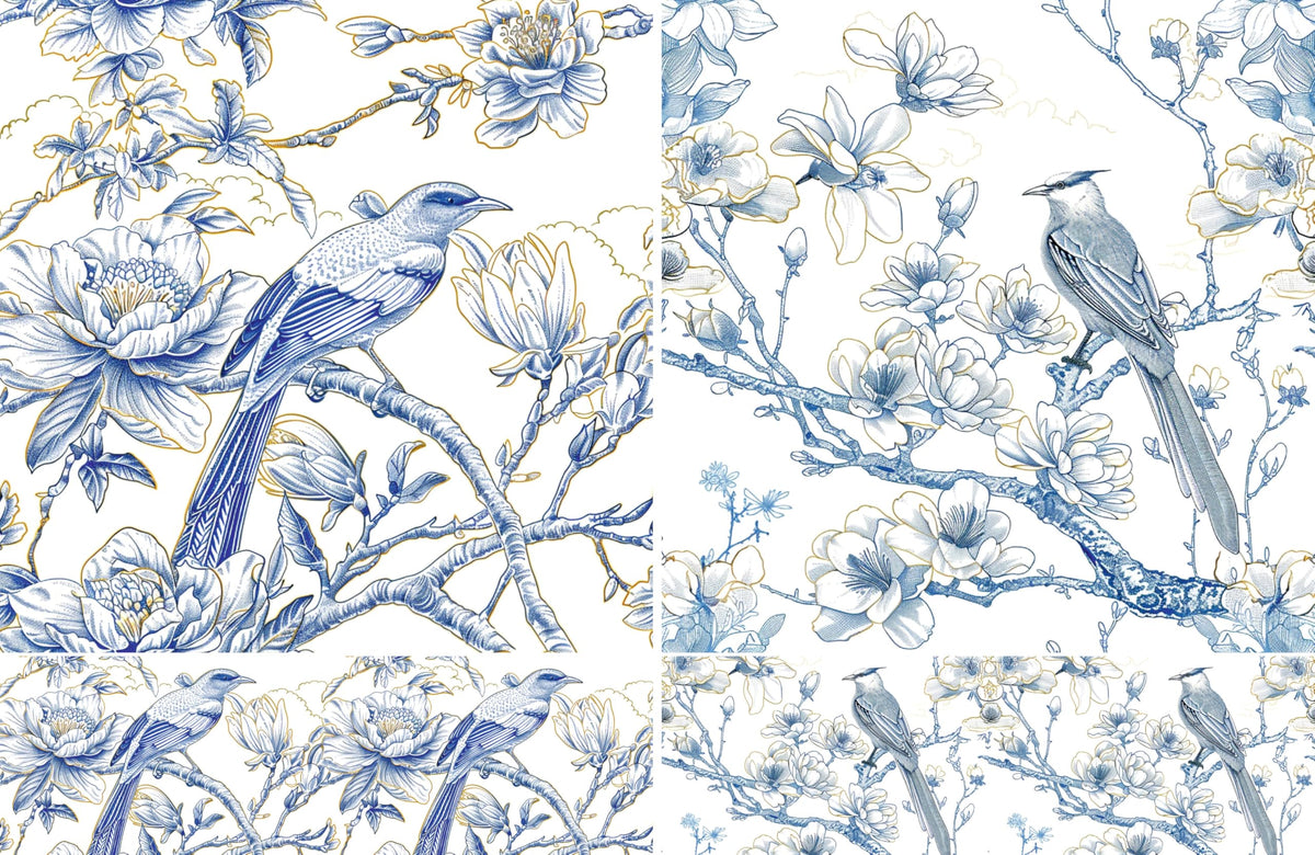 Square Rice Papers – Decoupage Paper Design for Furniture, Mixed Media, Cards & Crafts, Decoupage by CRAFT KREATIVELY