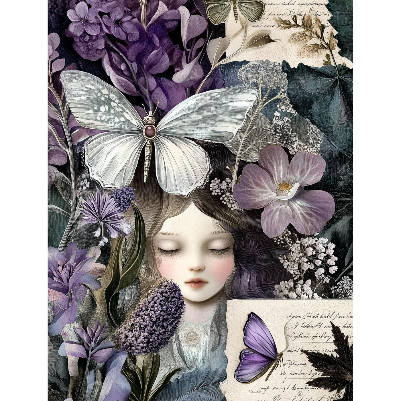 Botanical Rice Papers – Decoupage Paper Design for Furniture, Mixed Media, Cards & Crafts, Decoupage by CRAFT KREATIVELY