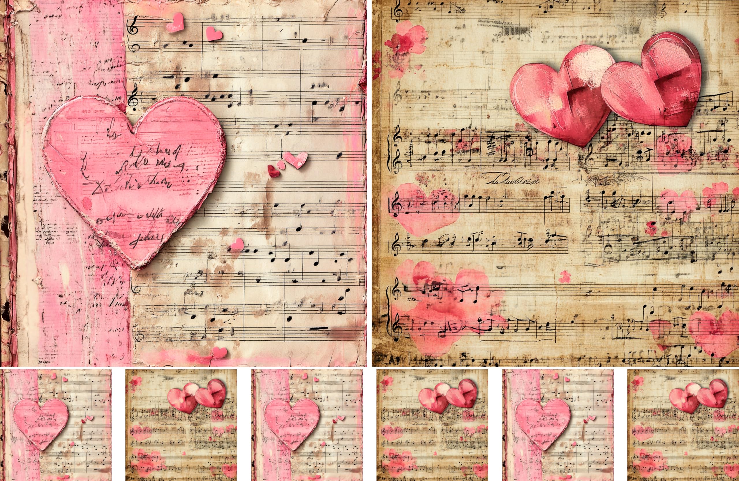 Decoupage Rice Papers - 4 Sheets | 8 Unique Designs | Versatile Christmas Designs for Art Projects & Crafting by CRAFT KREATIVELY