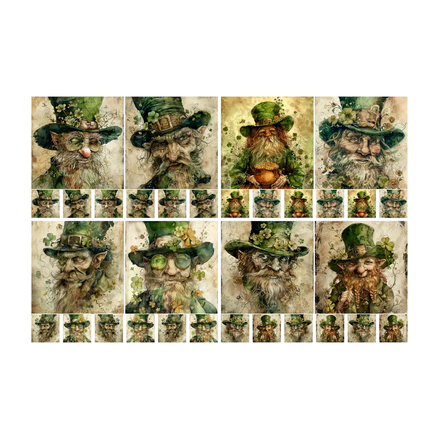 Decoupage Rice Papers - 4 Sheets | 8 Unique Designs | Versatile Christmas Designs for Art Projects & Crafting by CRAFT KREATIVELY