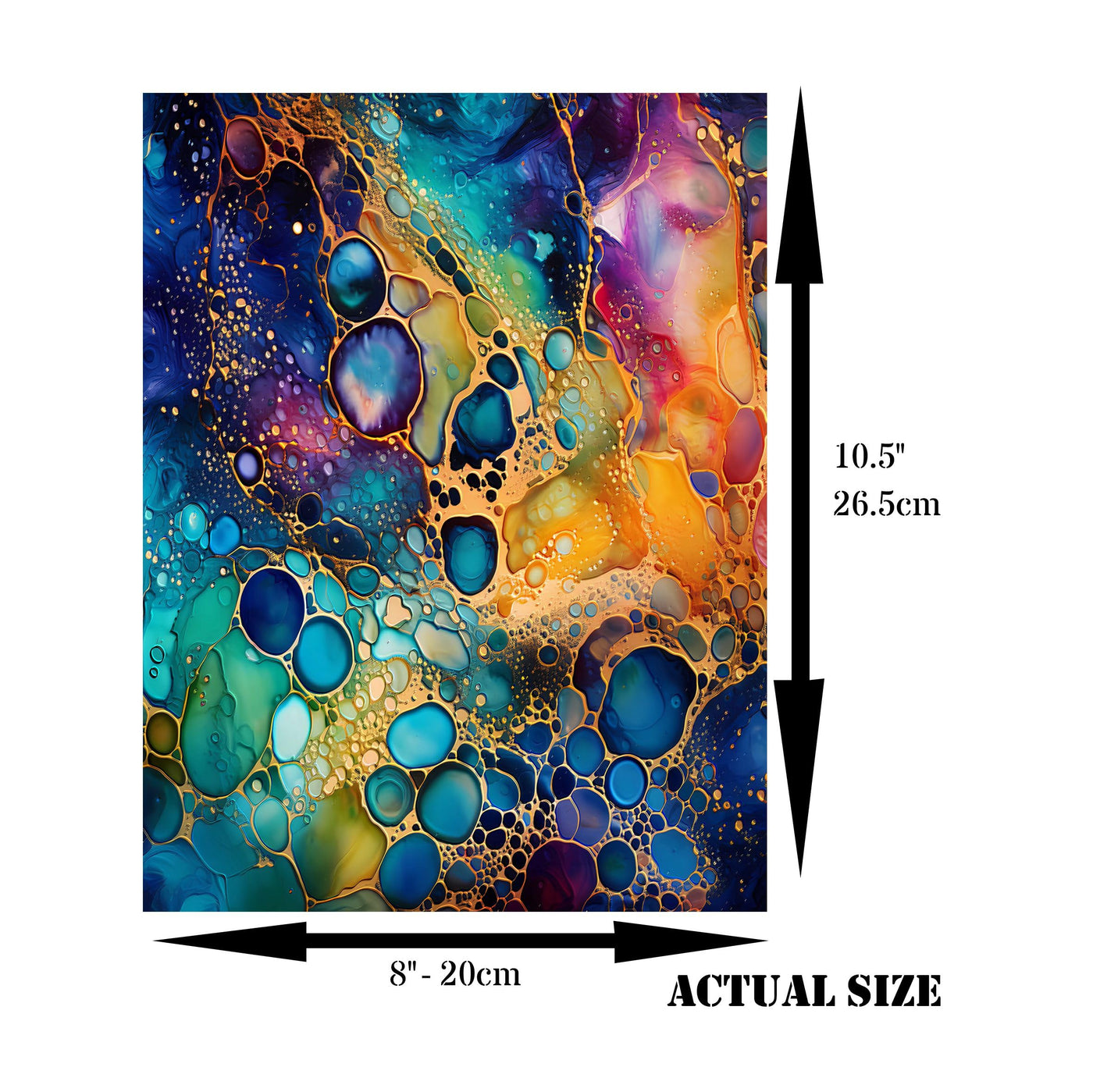 Dark Backgrounds Rice Paper – for Decoupage Scrapbooking Cards Crafts