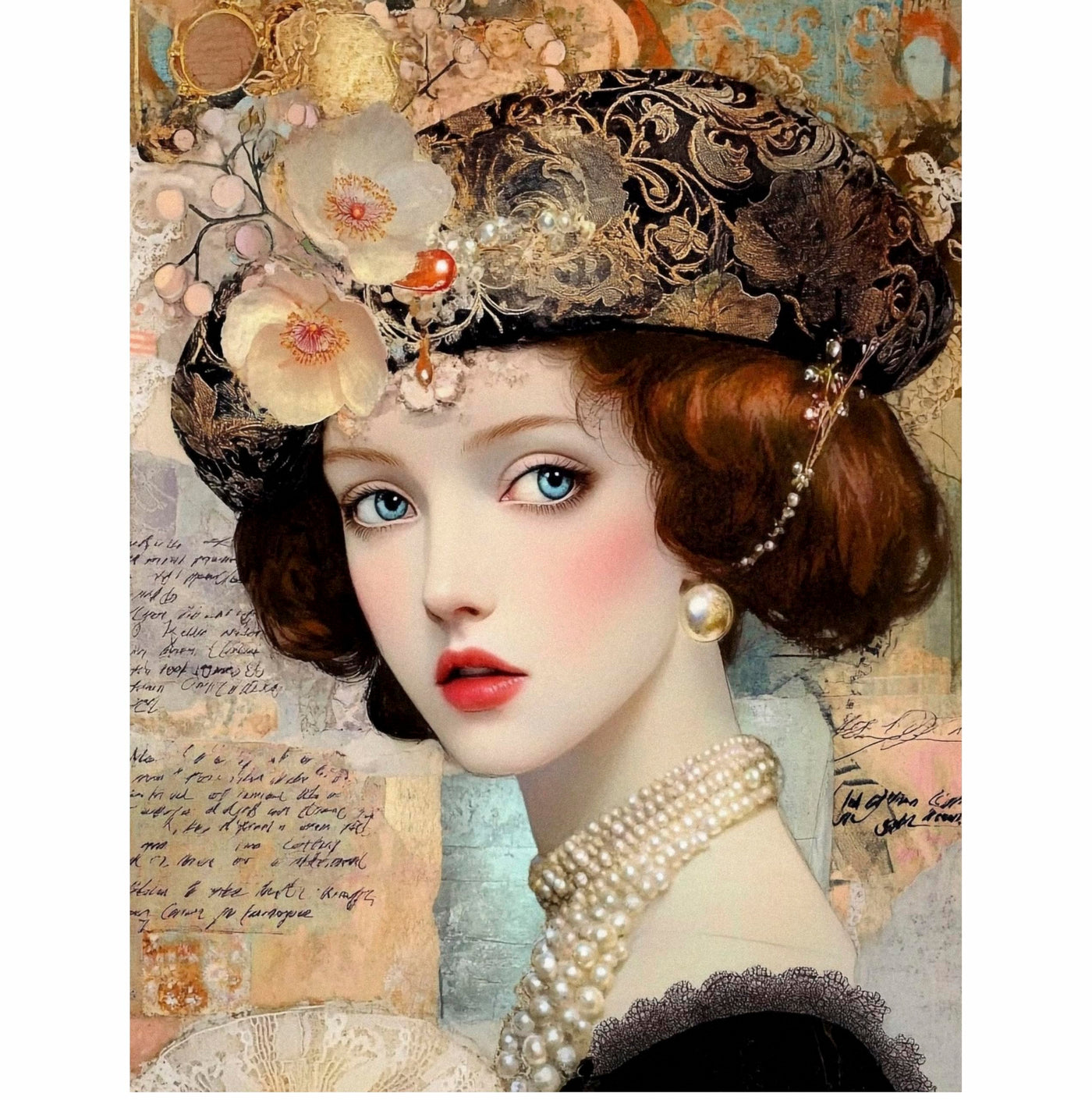 Decoupage Rice Paper, 20 x 26.5cm (6 Sheets) – 6x Decoupage Beauty Papers for Collage, Mixed Media, Card Making & Crafts, Decoupage by CRAFT KREATIVELY