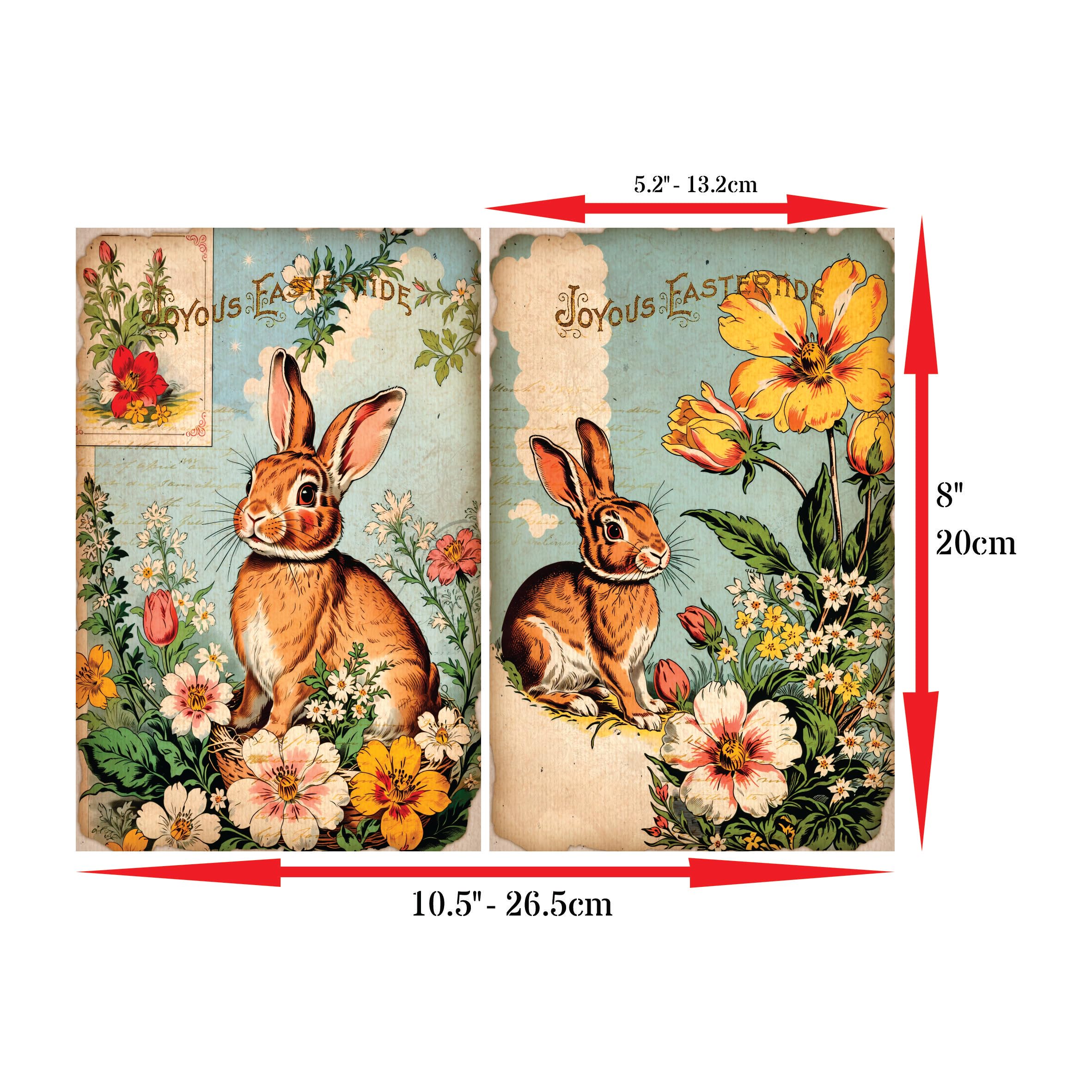 Decoupage Rice Papers - 6 Pieces | 12 Unique Designs | Versatile Decoupage Designs for Art Projects & Crafting by CRAFT KREATIVELY
